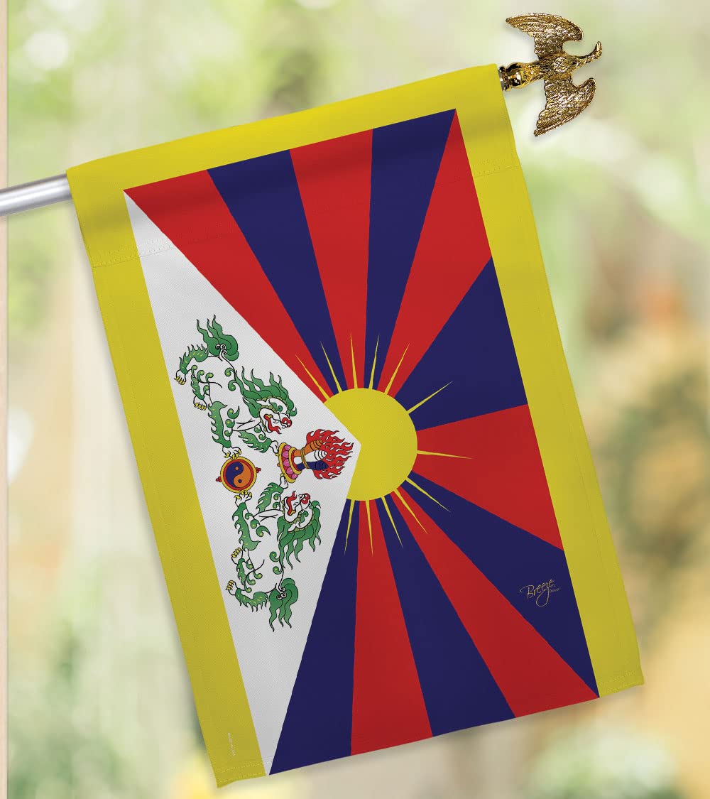 Tibet Nationality House Flag Set 28