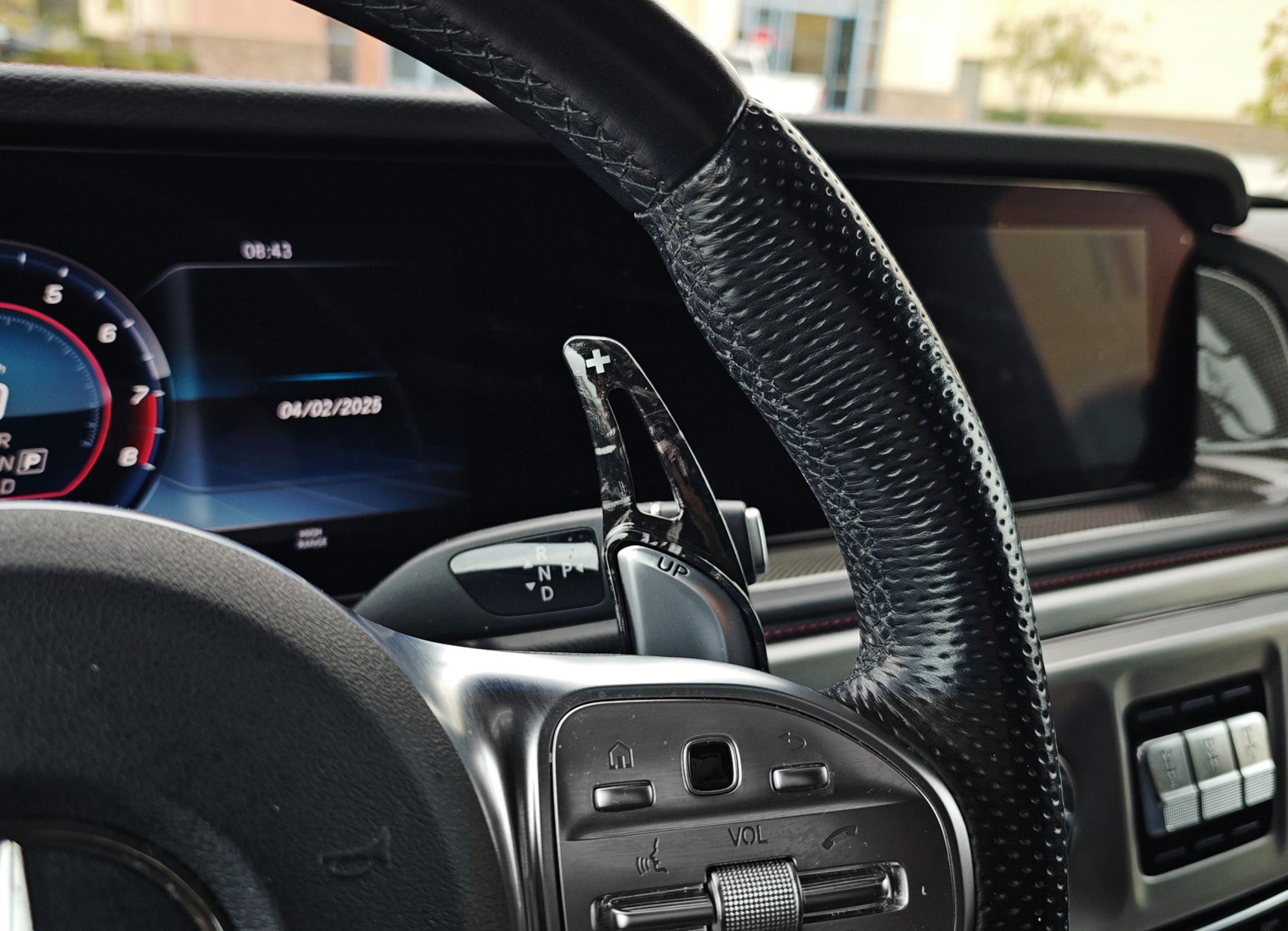 Forged Carbon Fiber Paddle Shifters for Mercedes AMG C/E/S/G/CLS 43 53 63 Models - High-Performance Racing Gear for Track & Street Driving
