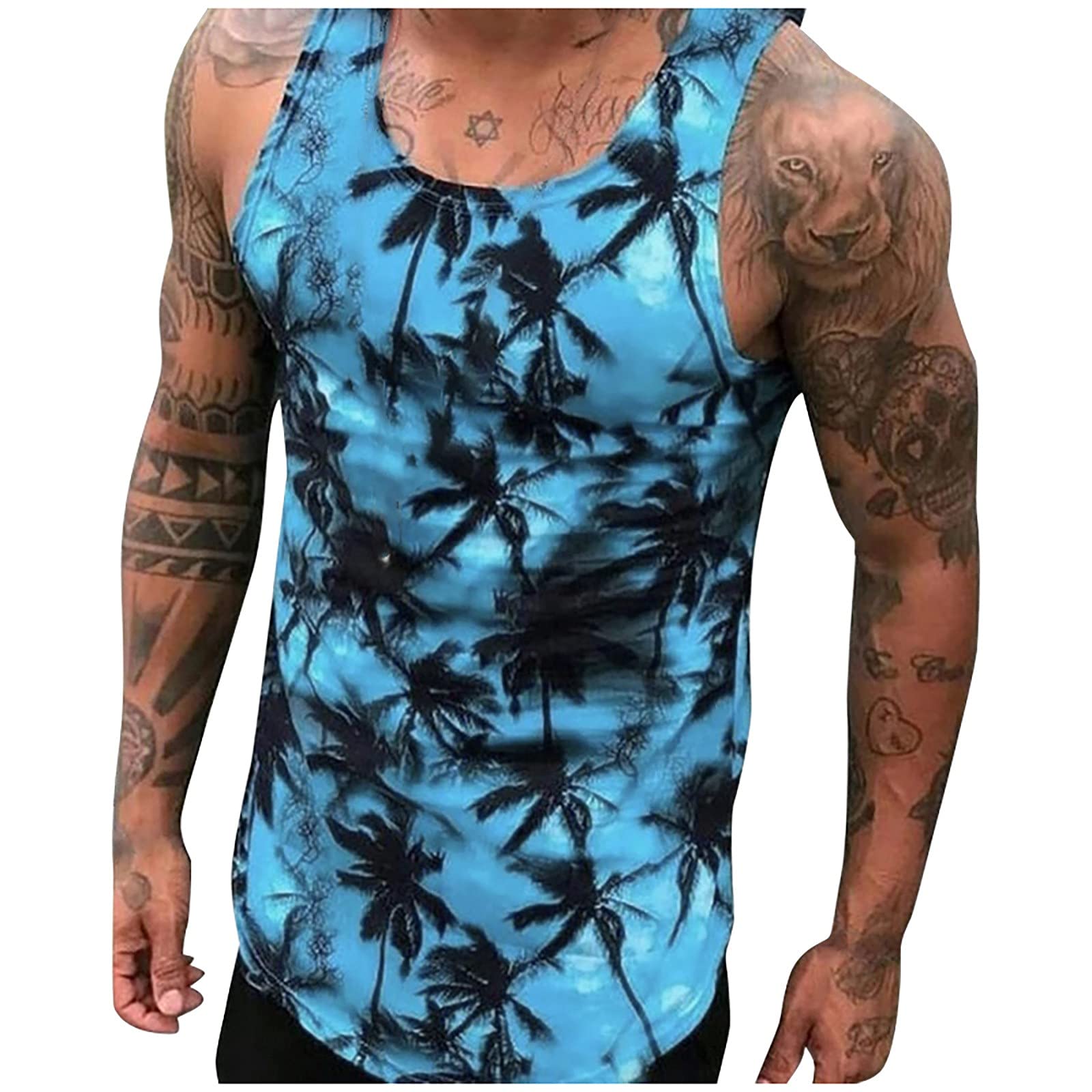 Breathable Men's Slim Fit Sleeveless Workout Vest - Lightweight Athletic Tank Top for Gym, Running & Casual Wear