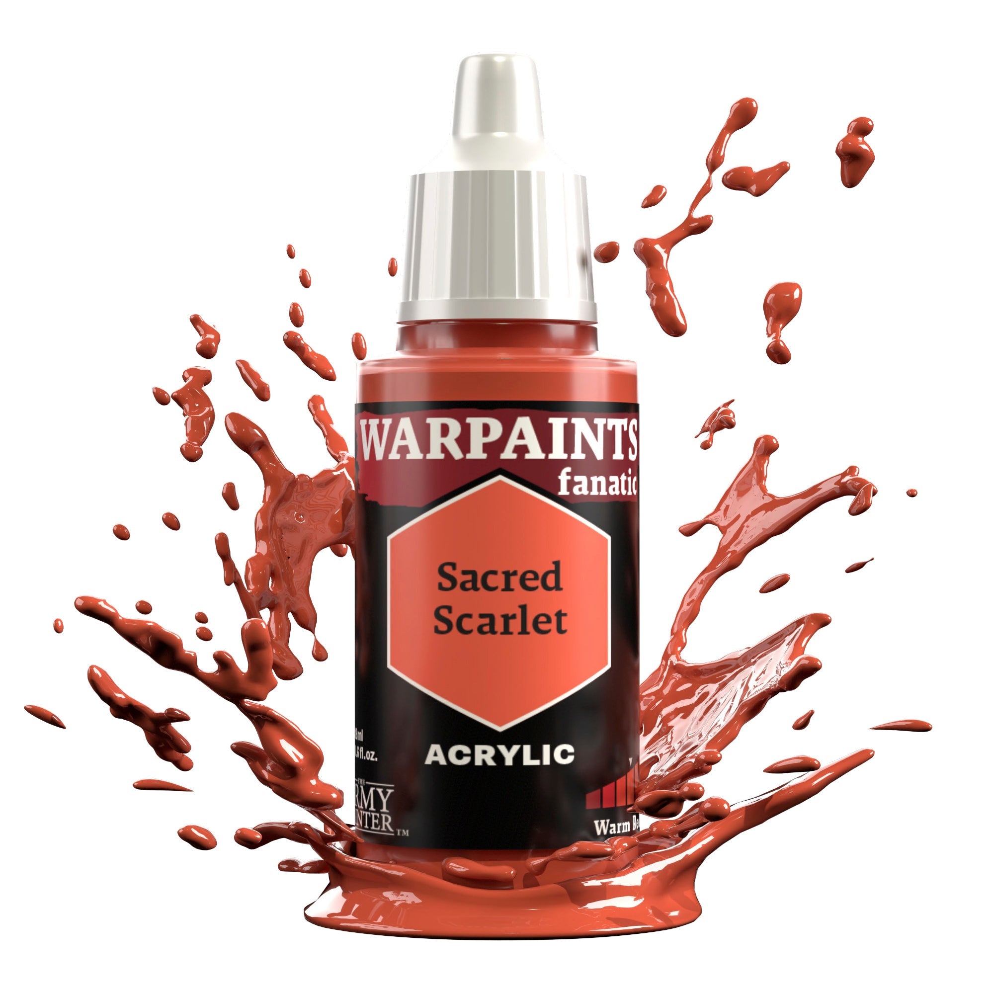 Warpaints Fanatic: Sacred Scarlet - Premium Makeup for Cosplay & Halloween - Perfect for Costume Parties & Theatrical Performances