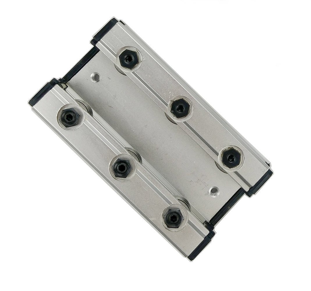 TEN-HIGH Linear Rail Slide Block LGB12-6UU - 140mm Length for Dual-Shaft Linear Rails - Compatible with 3D Printers & CNC Machines - Perfect for Precision Motion Control in DIY Projects and Industrial Automation
