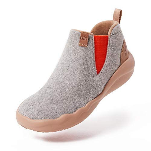 Granada Light Grey Wool Boots-women
