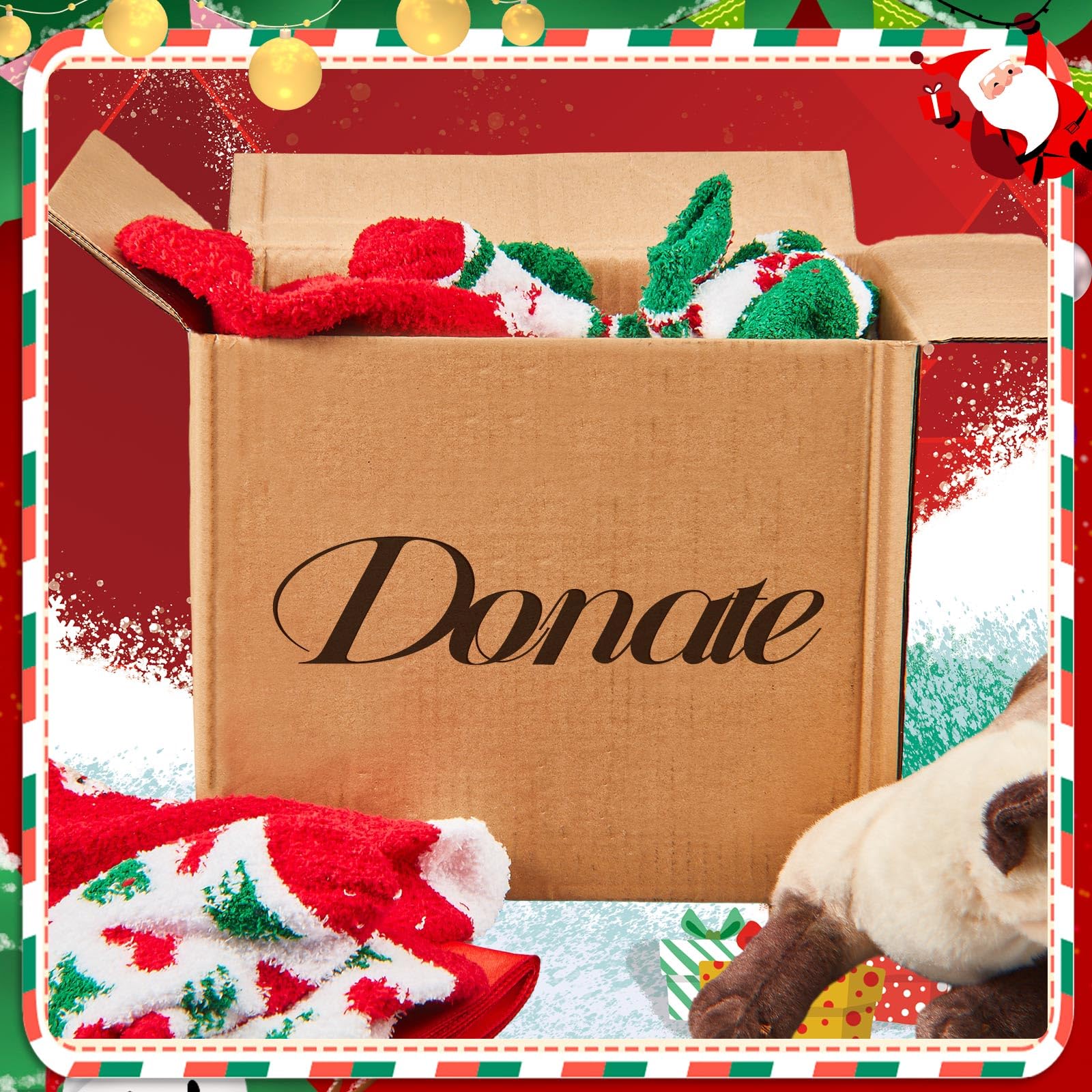 100 Pairs Bulk Fuzzy Socks for Women - Cozy Plush Winter Warm Socks, Christmas Stocking Stuffers & Holiday Gifts - Perfect for Gifting, Party Favors, and Seasonal Decorations