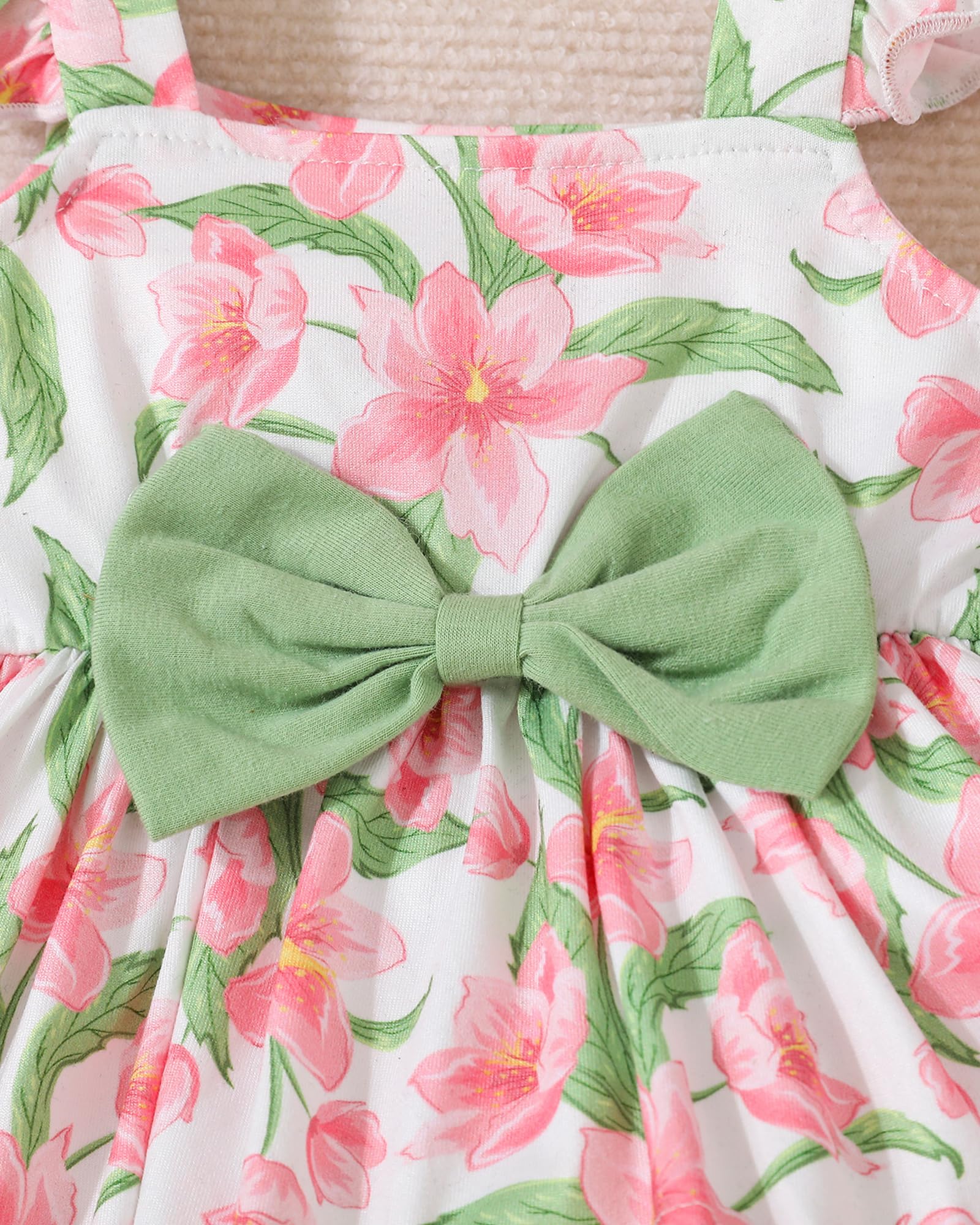 Toddler Baby Girls Summer Outfits - Cute Tank Top & Shorts Set for Infant - Perfect for Playtime, Beach & Outdoor Activities
