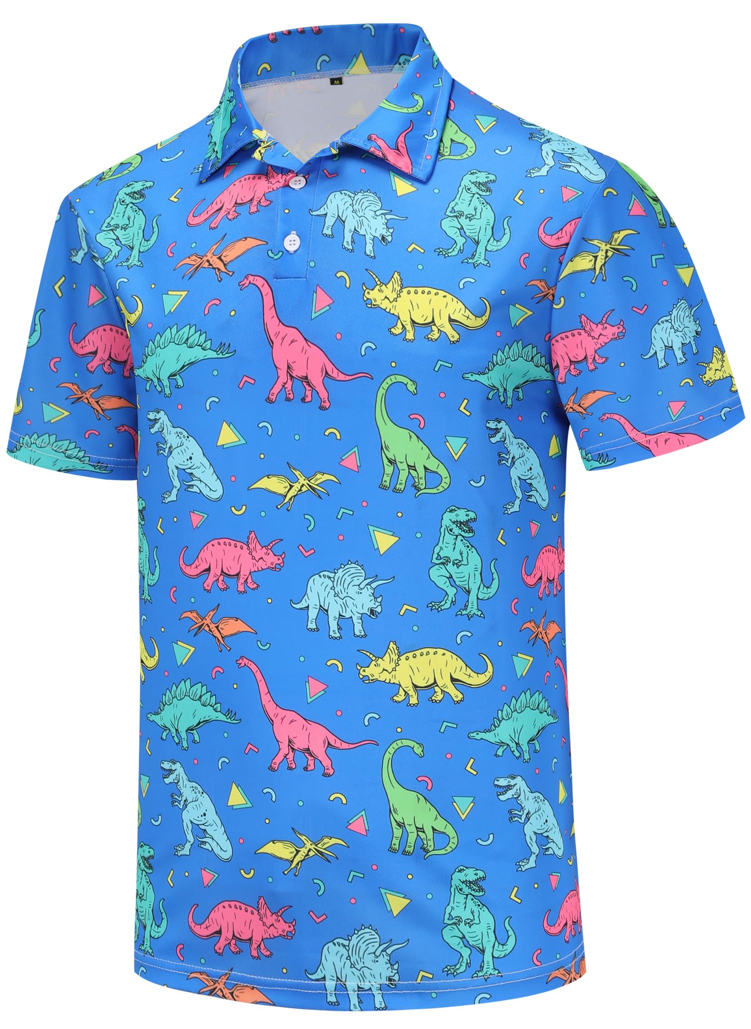 Men's Dry Fit Golf Shirts - Short Sleeve Moisture Wicking Funny Polo Shirts for Golfers | Perfect for Golf Courses & Casual Wear