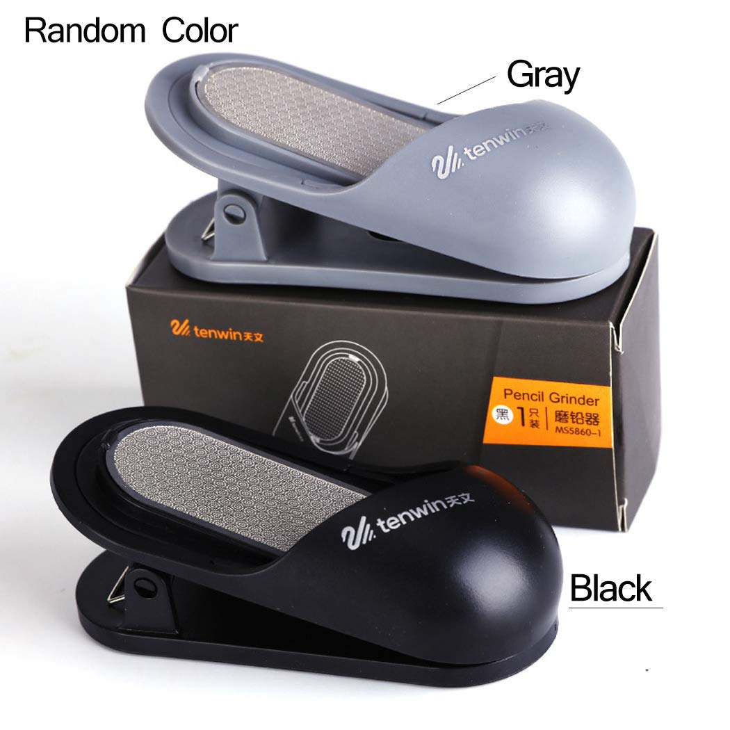 Premium Reusable Pencil Sharpener with Sandpaper Grinder - 2PCS Metal Manual Sketch Lead Pointer for Artists, Adults & Teens | Perfect for Drawing, Sketching & Art Classes