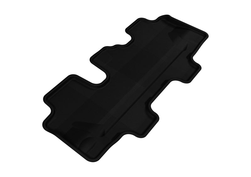 3D MAXpider Custom Fit All-Weather Floor Mats for 2011-2013 Kia Sorento 7-Seater with Kagu 3rd Row - Black - Perfect for Road Trips & Family Protection