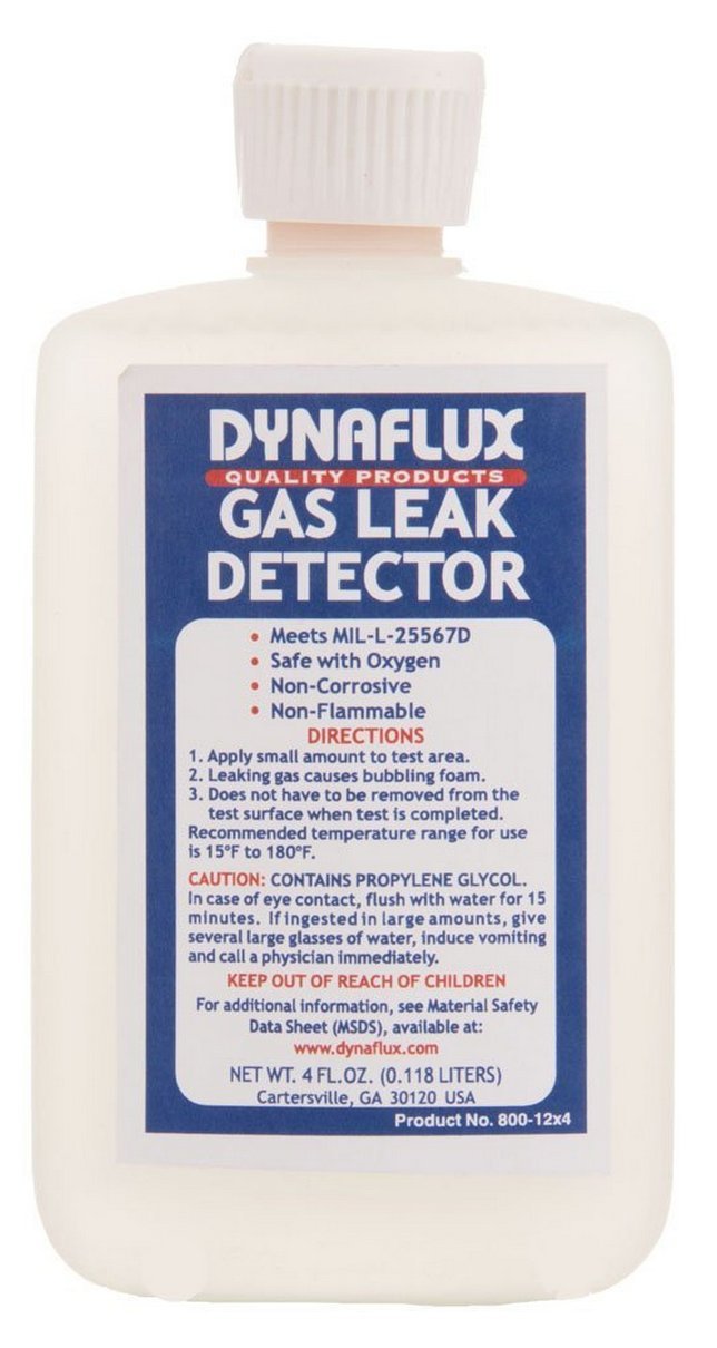 Natural Gas Leak Detector - 4oz Bottle for Home Safety | Detect Gas Leaks in Kitchen, RV & HVAC Systems | Propane & Methane Detection Solution