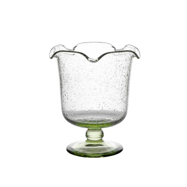 Juliska Provence Hurricane Glass Candle Holder - Elegant French-Inspired Home Decor for Dining Table, Wedding Centerpiece, and Romantic Ambiance