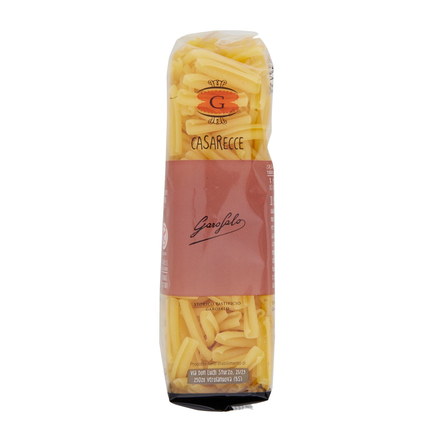 Garofalo Gluten Free Casarecce Pasta 500g - Authentic Italian Wheat-Free Pasta for Healthy Meals & Special Diets | Perfect for Celiac-Friendly Dinners, Vegan Recipes & Family Meals