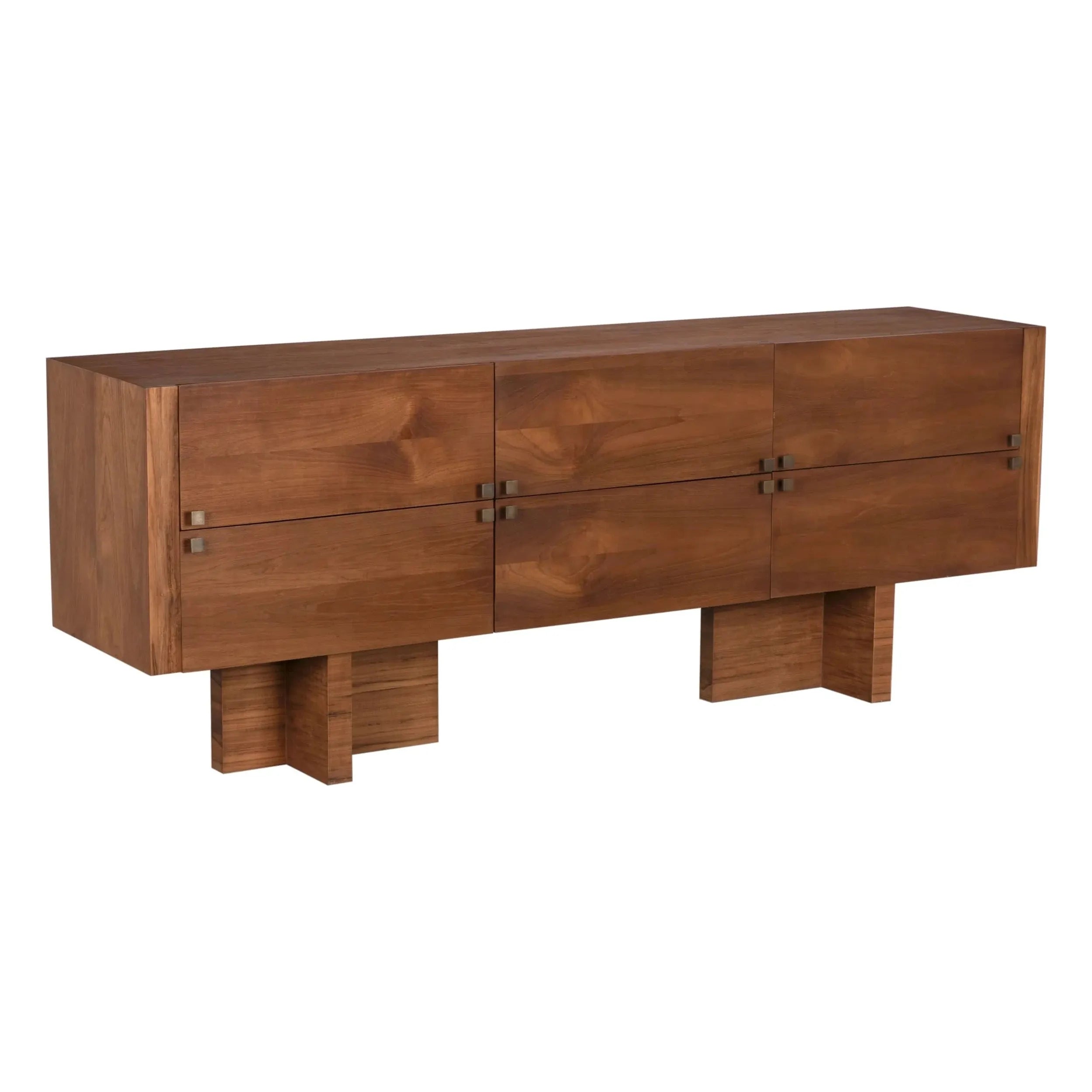 Amidala Teak Sideboard - Modern Wood Buffet Cabinet for Dining Room, Living Room & Entryway Storage | Stylish & Functional Furniture for Home Decor