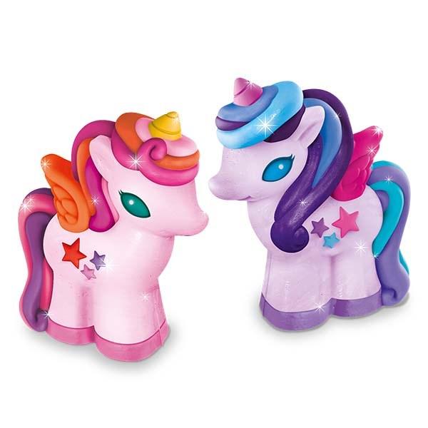 4M Mould and Paint 3D Glitter Unicorn Kit - DIY Arts and Crafts for Kids - Creative Birthday Party Activity & Home Decor Project