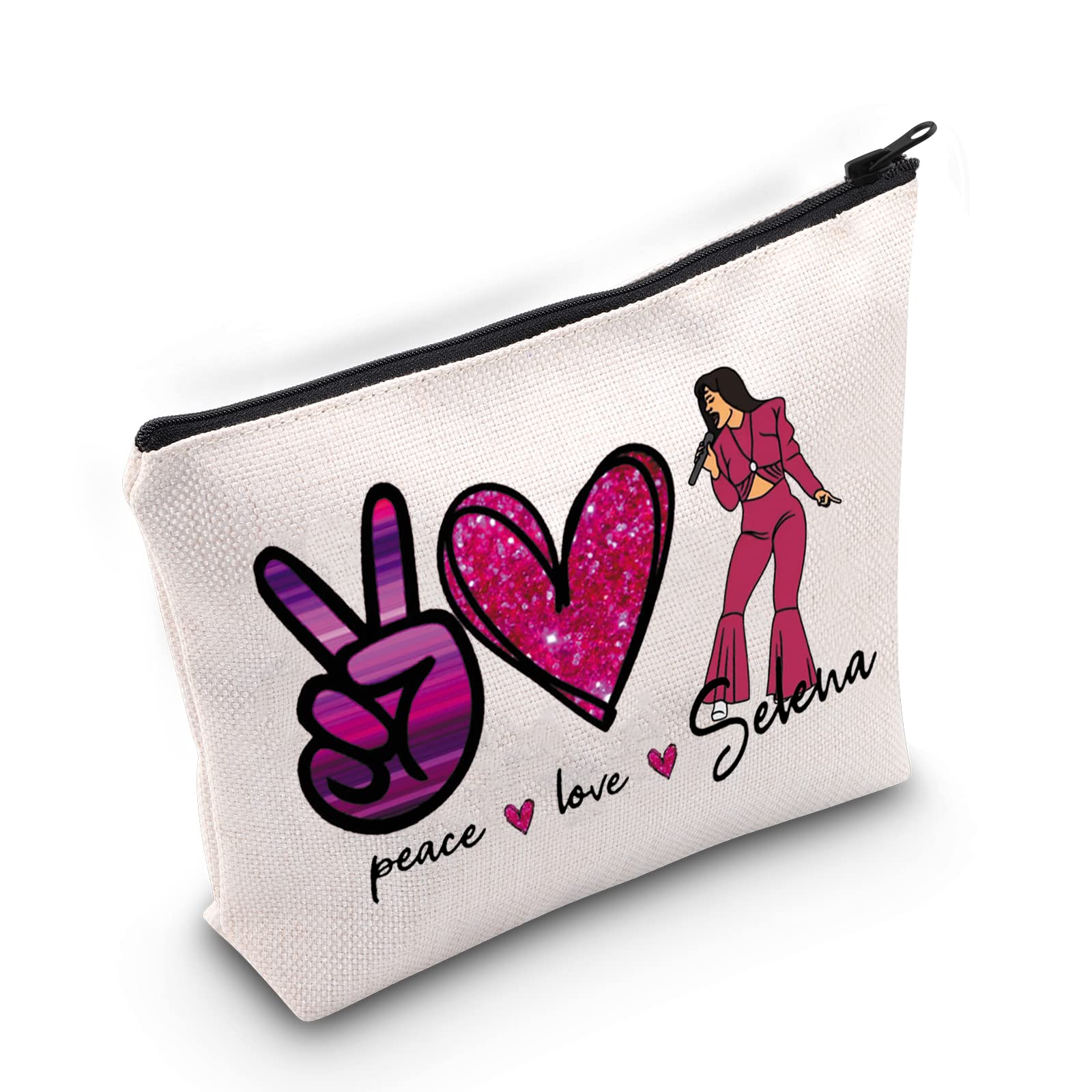 BLUPARK Singer Inspired Makeup Bag - Music Themed Cosmetic Pouch for Fans, Perfect Gift for Song Lovers & Concert Goers - Great for Travel, Daily Use & Music Festival Essentials