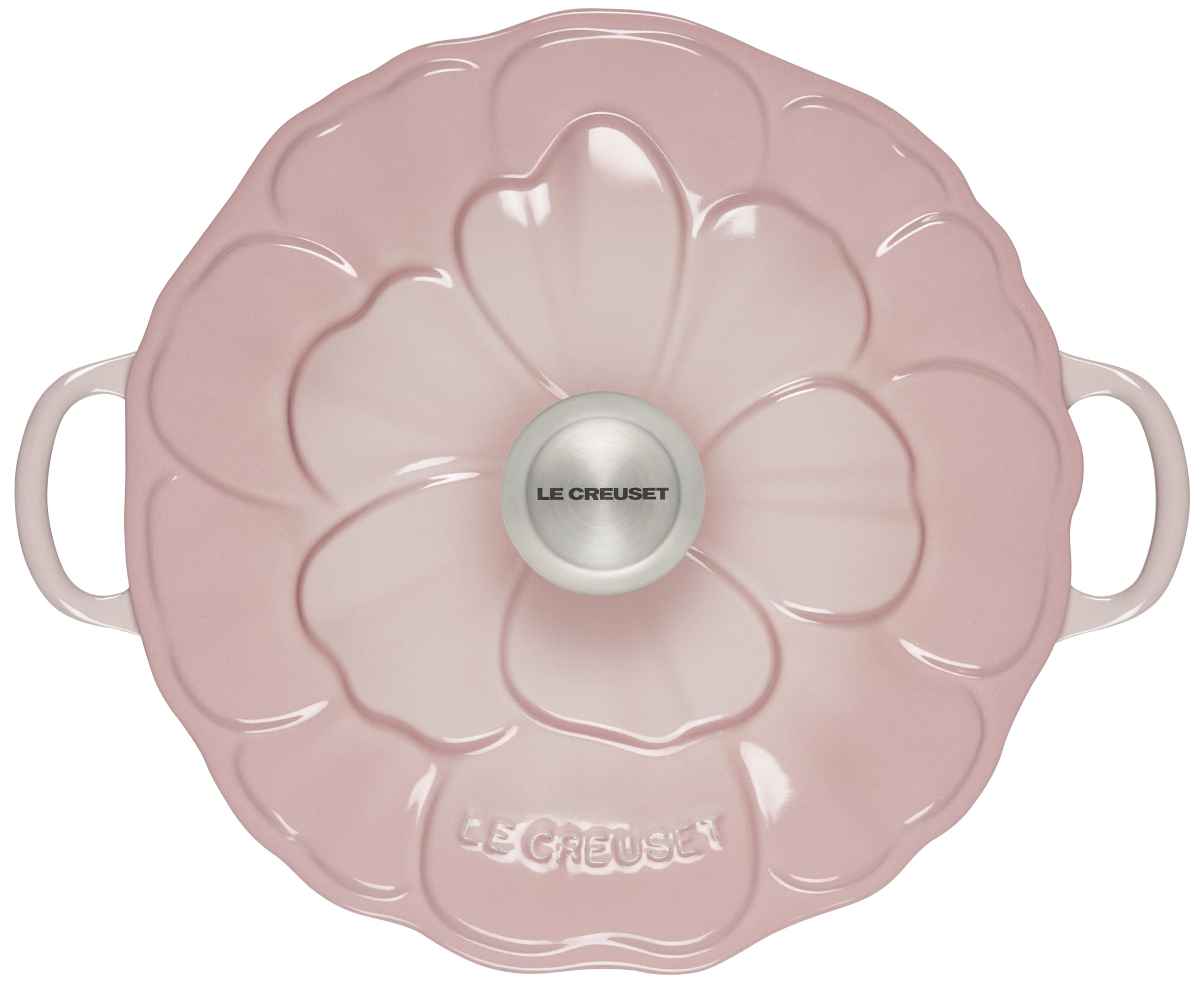 Le Creuset Signature Enameled Cast Iron Petal Braiser 2.25 Quart - Shell Pink | Dutch Oven for Braising, Roasting & Baking | Perfect for Stovetop, Oven & Table Serving