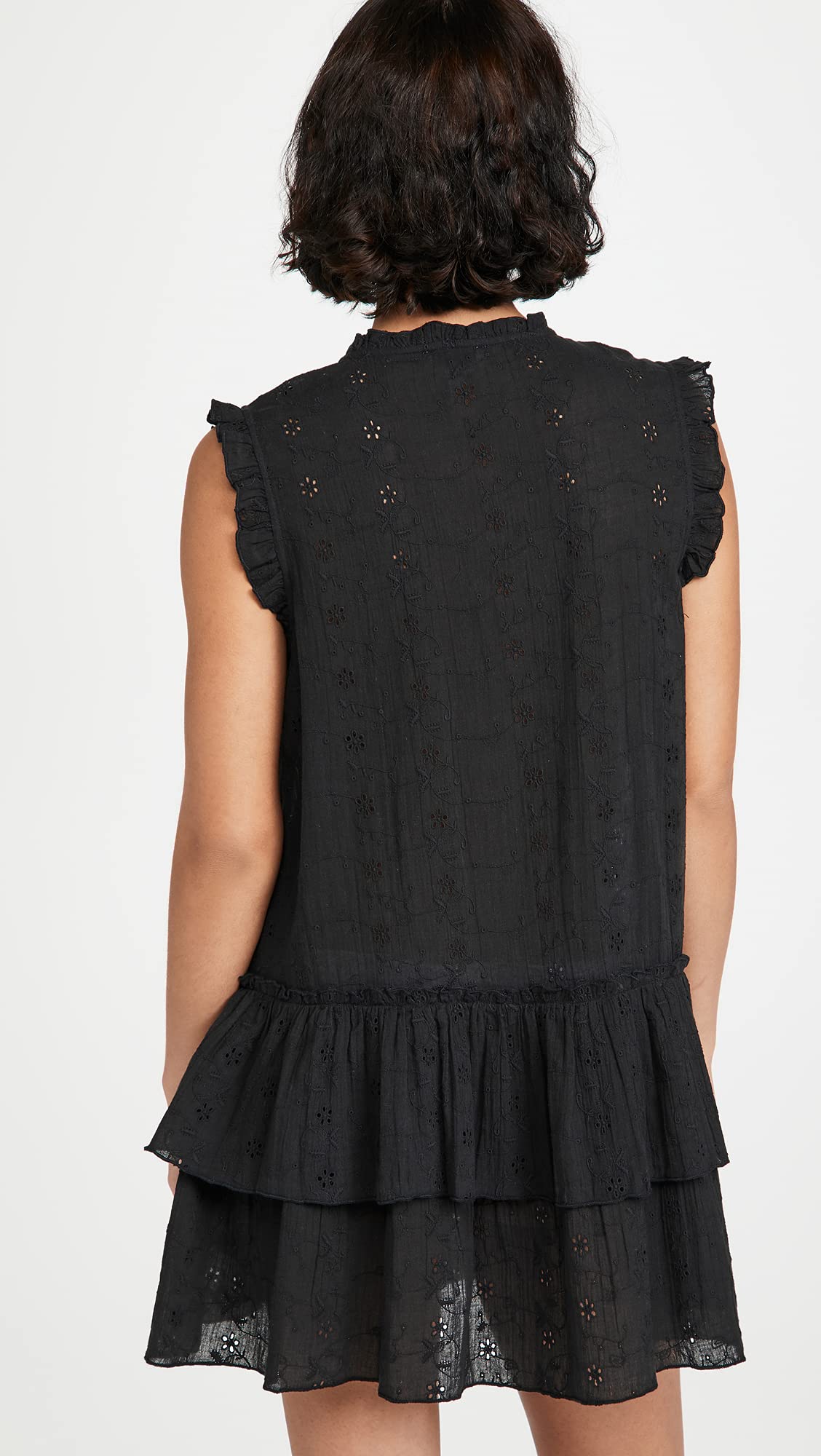 Women's Floral Eyelet Summer Dress - Lightweight & Breathable for Casual Outings, Beach Vacations & Date Nights