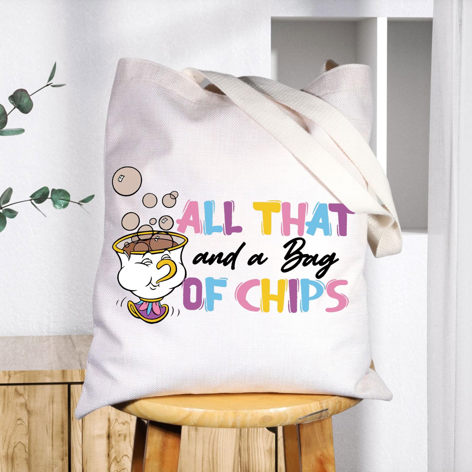 Disney Beauty and the Beast Mrs. Potts & Chip Makeup Bag - Cute Character Cosmetic Pouch for Women | Perfect Gift for Disney Fans, Travel & Daily Beauty Essentials Storage
