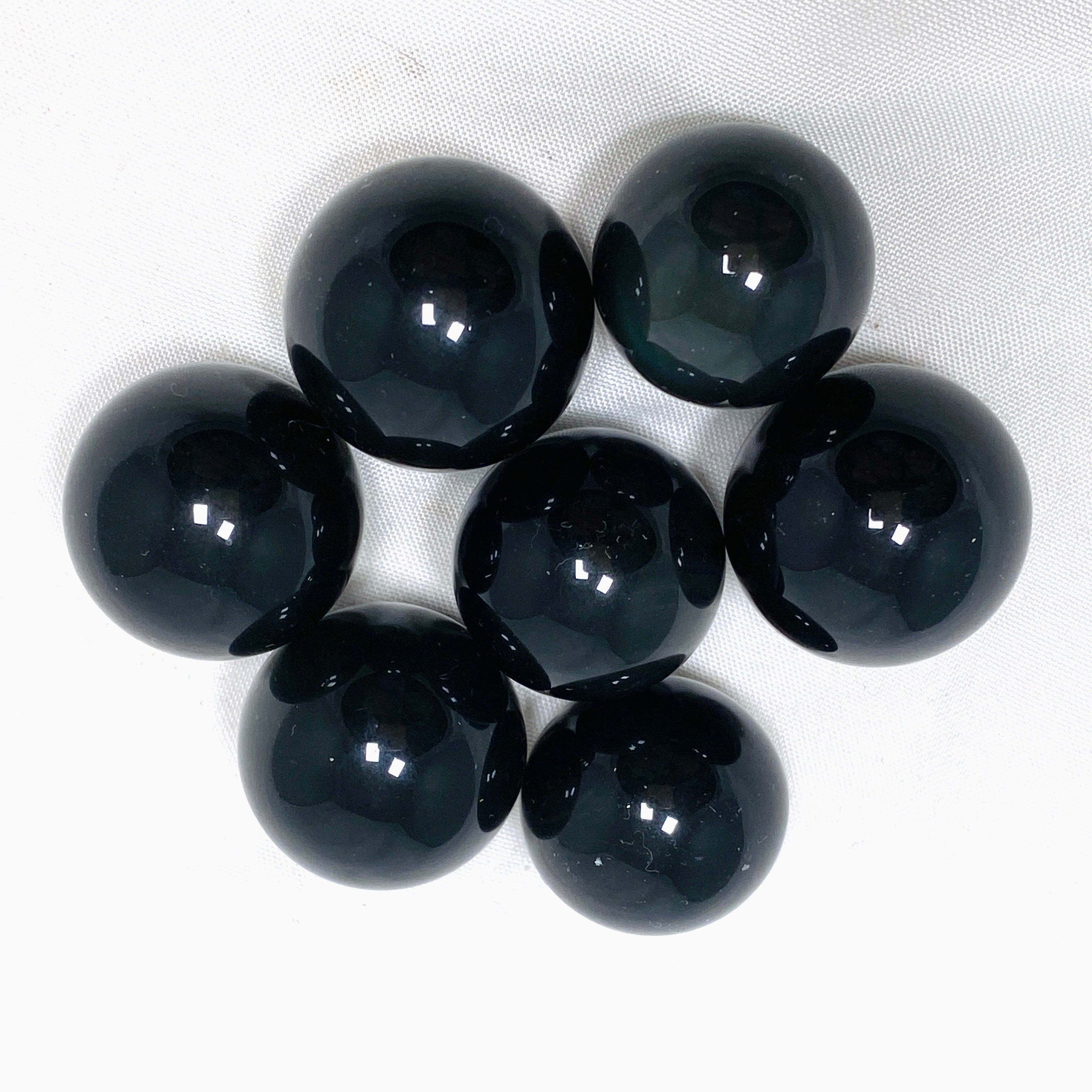 20mm-30mm Mini Spheres Assorted Gemstone Beads for Jewelry Making, DIY Crafts, and Home Decor - Natural Healing Stones for Meditation & Gifts
