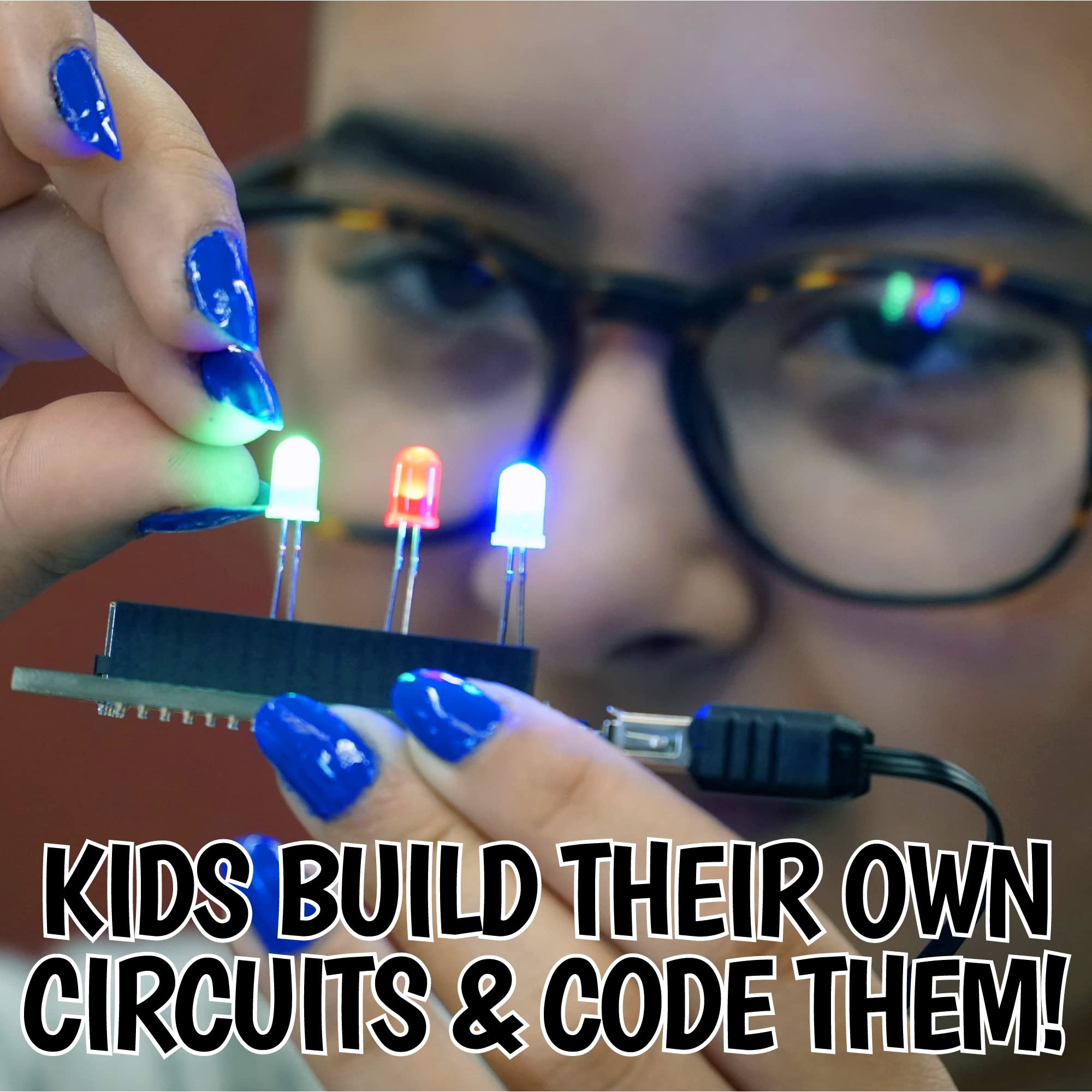 STEM Coding Kit for Kids Ages 8-12 | Learn Real C++ Programming & Electronics with 60+ Projects | Perfect Gift for Boys & Girls | Fun Educational Toy for Home & School STEM Learning Activities
