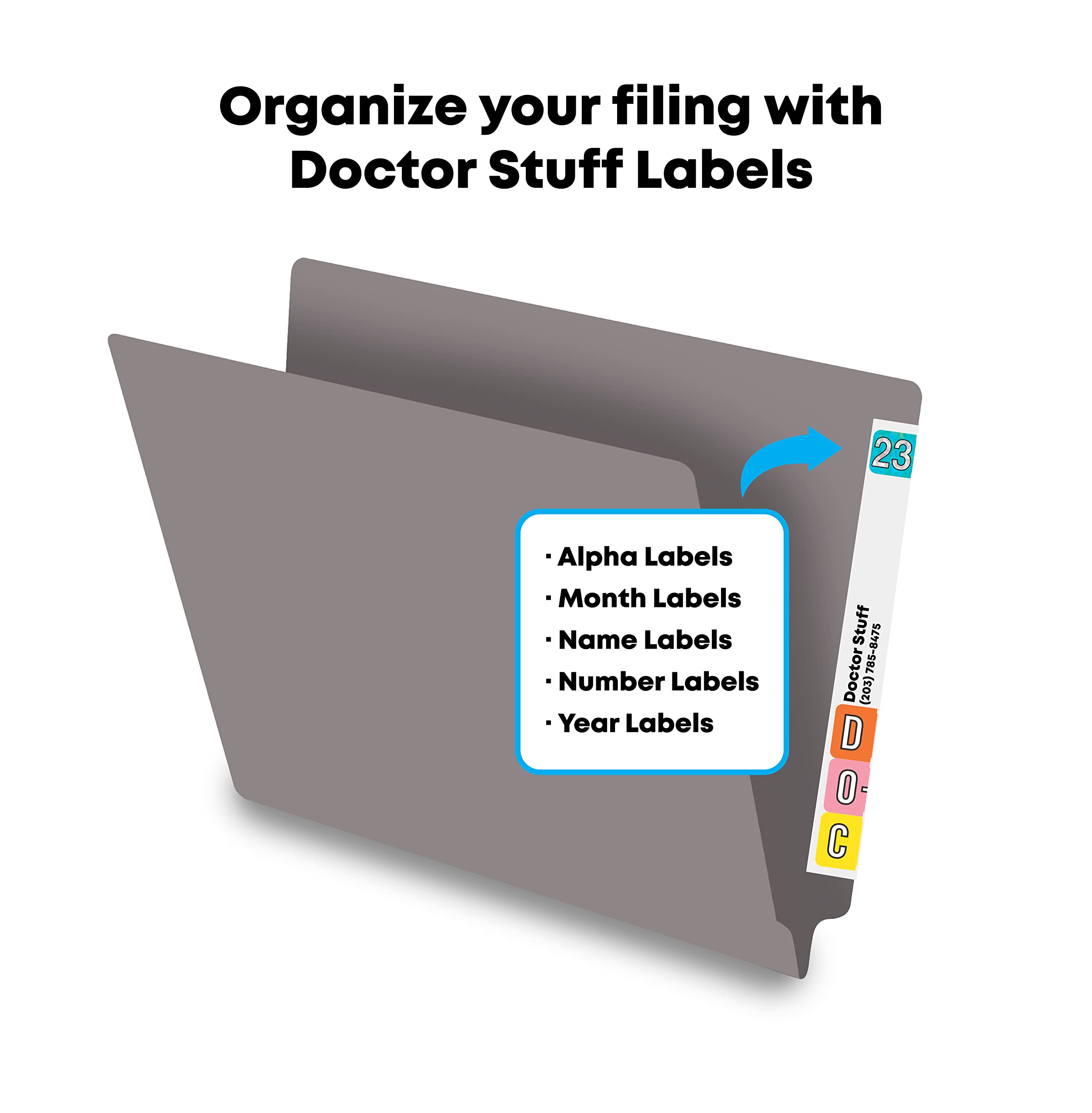 Premium Gray Legal Size File Folders - 14pt Reinforced End Tab Folders for Office, Medical & Legal Use - Pack of 250 - Organize Documents, Patient Records & Legal Files