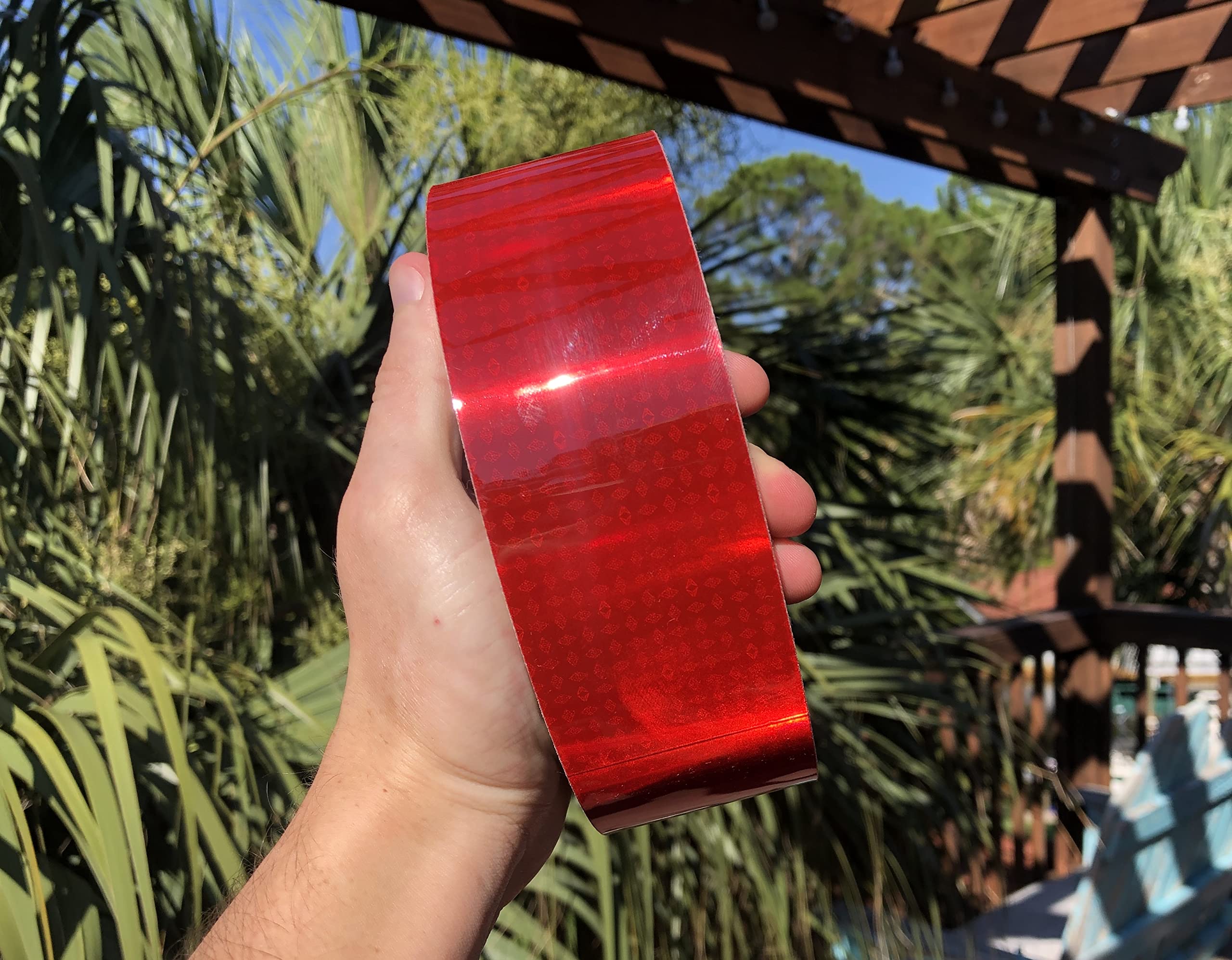 Oralite V82 Red Reflective Tape - Brightest Safety Tape (900+ Candelas) | 1