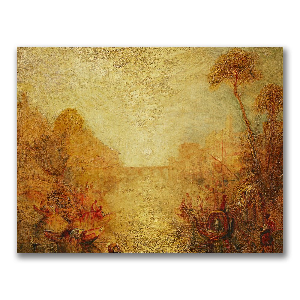 Joseph Turner Landscape Canvas Art - 35x47 Inch Wall Decor for Living Room, Bedroom & Office | Premium Trademark Art Print | Perfect Gift for Home & Interior Design