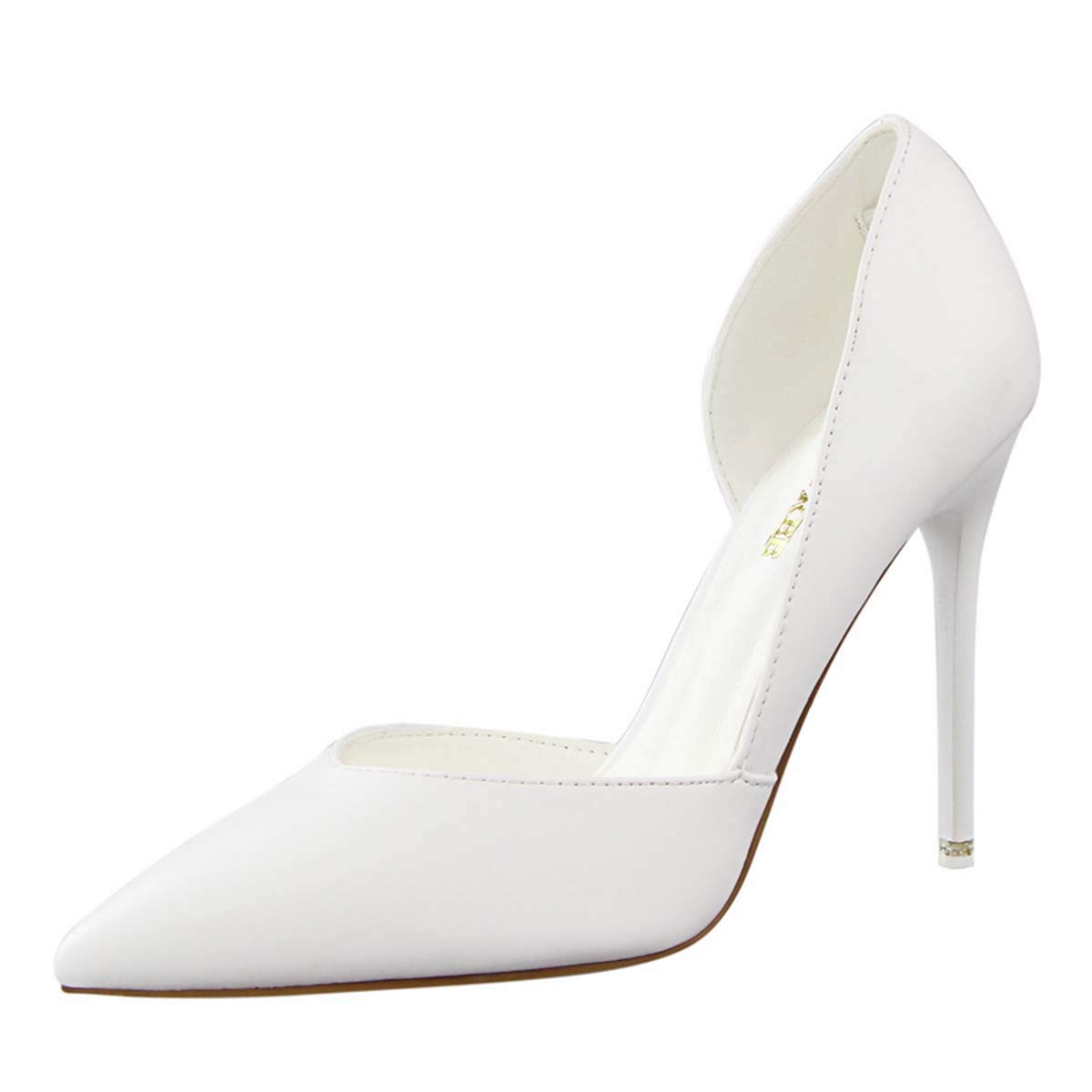 JOEupin Women's High Heels - Comfortable Cushioned Office Pumps with Pointed Toe & Stiletto Heel for Work, Party & Special Occasions