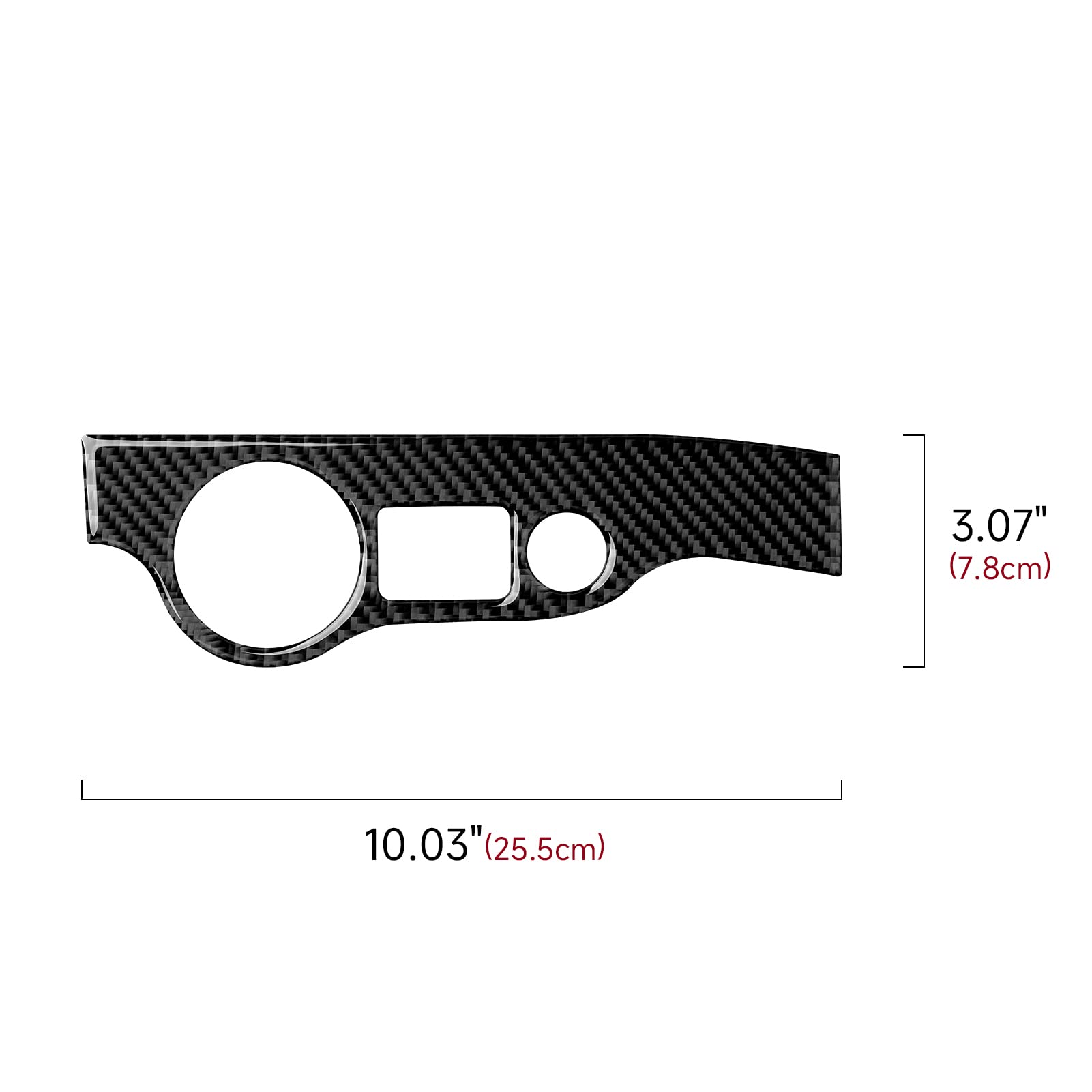 Carbon Fiber Car Headlight Switch Cover Trim Decors for 2011-2023 Dodge Charger - Interior Accessories & Stickers for Customization & Protection (Perfect for Car Enthusiasts & DIY Auto Upgrades)