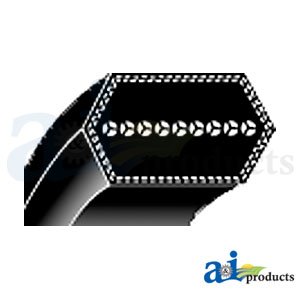 A&I Products B-Section Double Angle V-Belt Part No. A-BB270 - Replacement Belt for Industrial Machinery & Agricultural Equipment