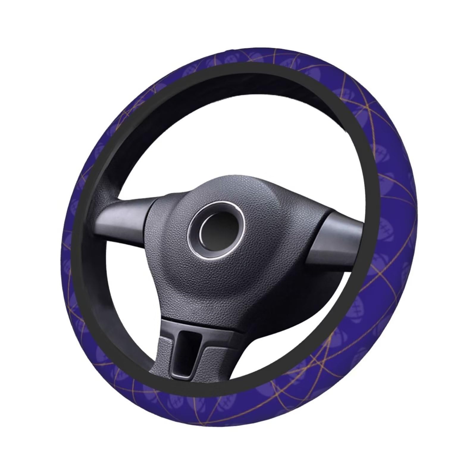 Custom Personalized Non-Slip Steering Wheel Cover - 15 Inch Universal Fit for Cars, SUVs, ATVs & Trucks | Baltimore Car Interior Accessories | Perfect for Daily Commute & Road Trips