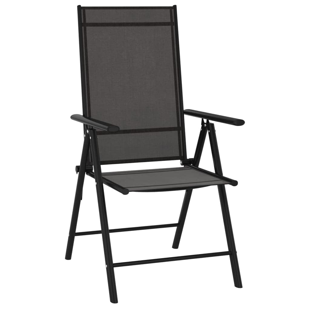 10-Piece Black & Anthracite Patio Dining Set with Deep Seating Chairs & Ottoman - Outdoor Backyard Furniture for Garden, Poolside & Deck Relaxation