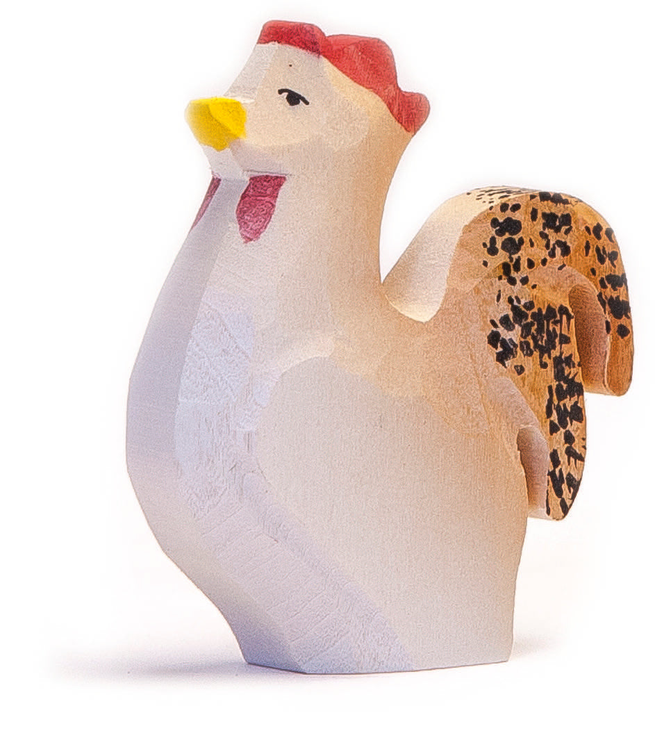 Marc Trauffer Retro Traditional Swiss Farm Animals Figurines - Handcrafted Wooden Decor for Home, Kitchen & Farmhouse Style