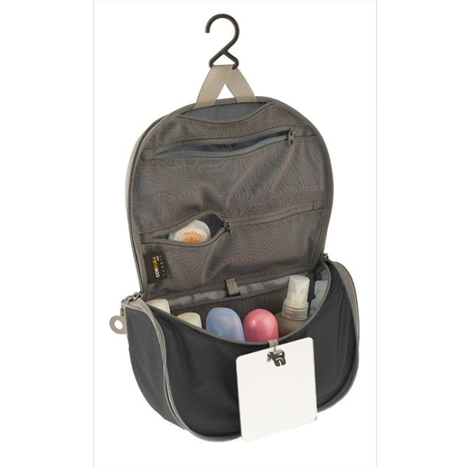 Sea to Summit Travelling Light Hanging Toiletry Bag - Waterproof Travel Cosmetic Organizer for Camping, Hiking & Backpacking - Compact Hanging Toiletry Case with Multiple Pockets