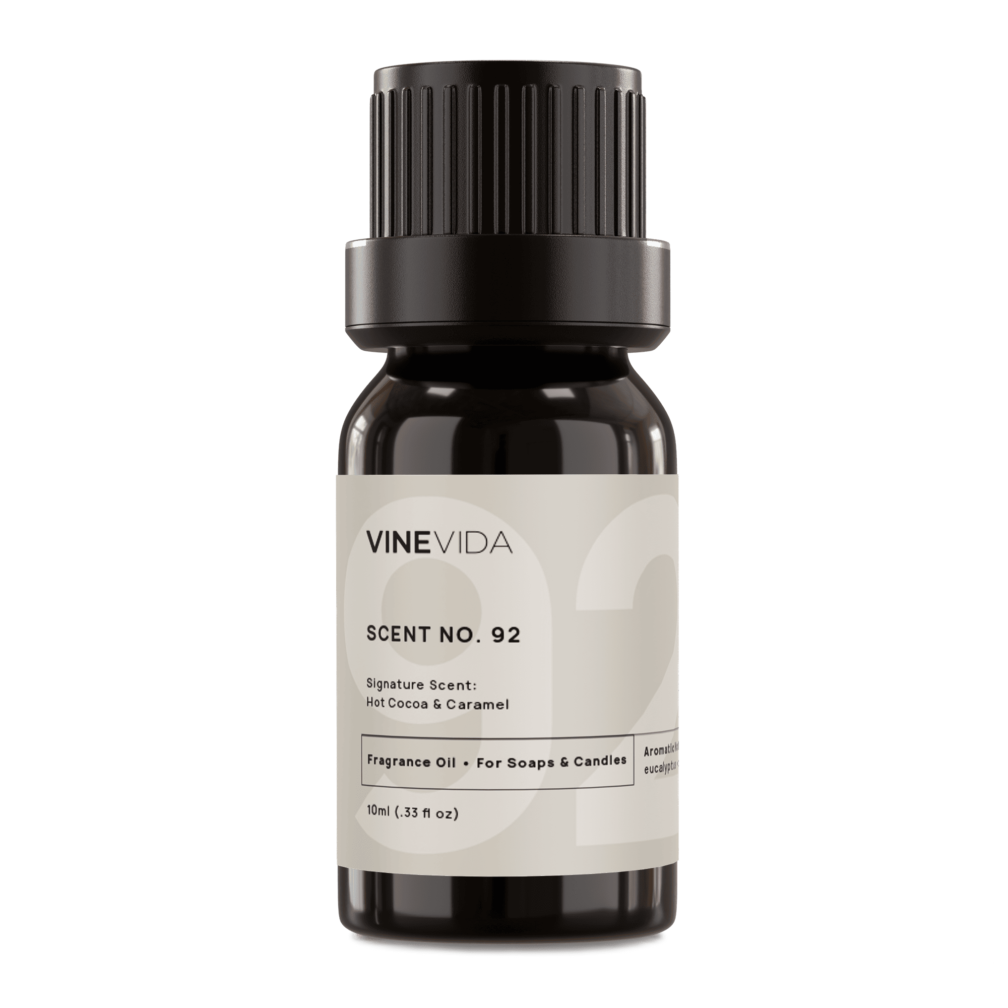 NO. 92 Hot Cocoa & Caramel Fragrance Oil - Premium Scent for Handmade Soaps, Candles, Diffusers - Perfect for Home Spa, Relaxation & Holiday Gifting