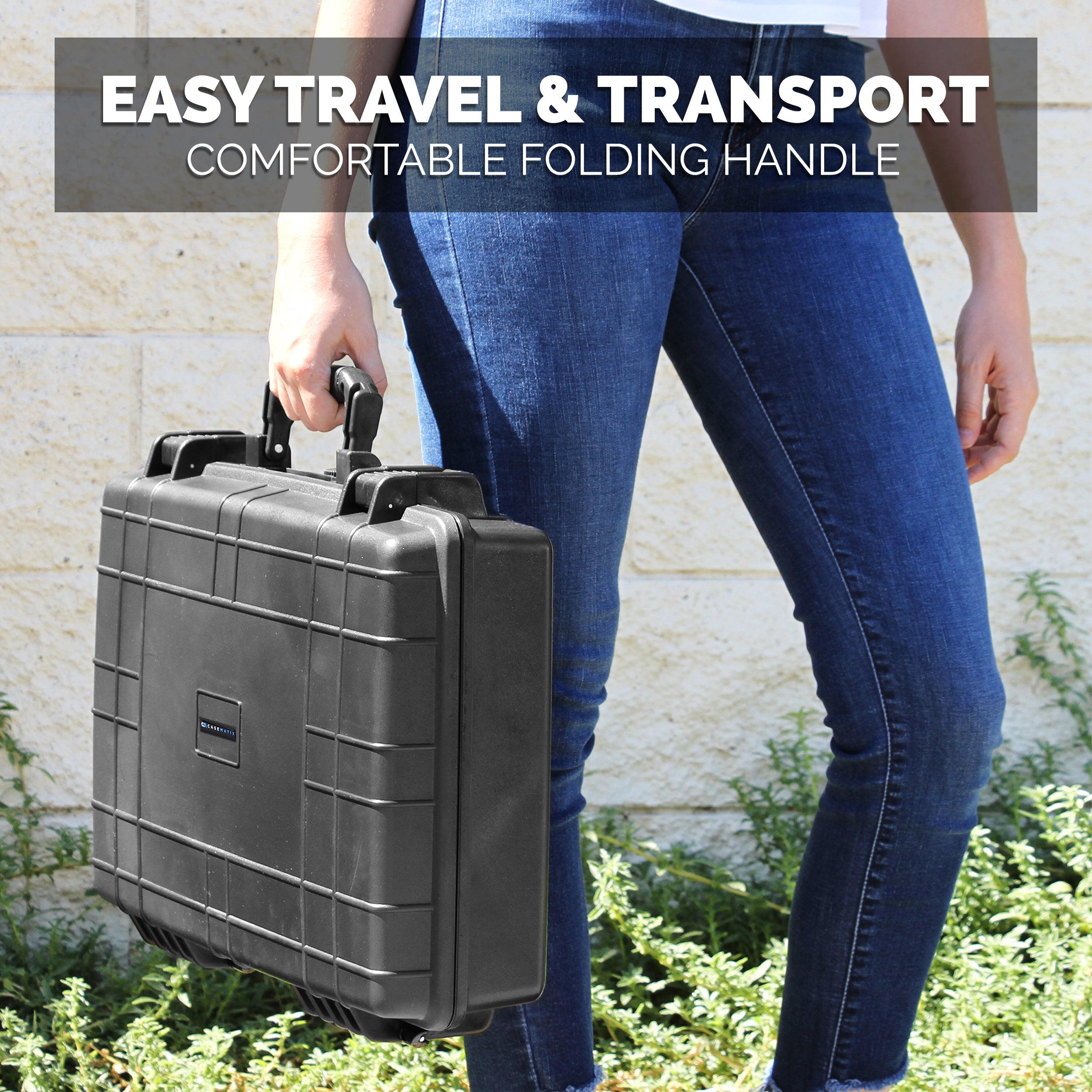 Waterproof Travel Case for Starlink Mini - Compatible with Kickstand, Pipe Adapter, Cables & Power Supply | Portable Storage Organizer for Camping, RV Trips & Outdoor Adventures