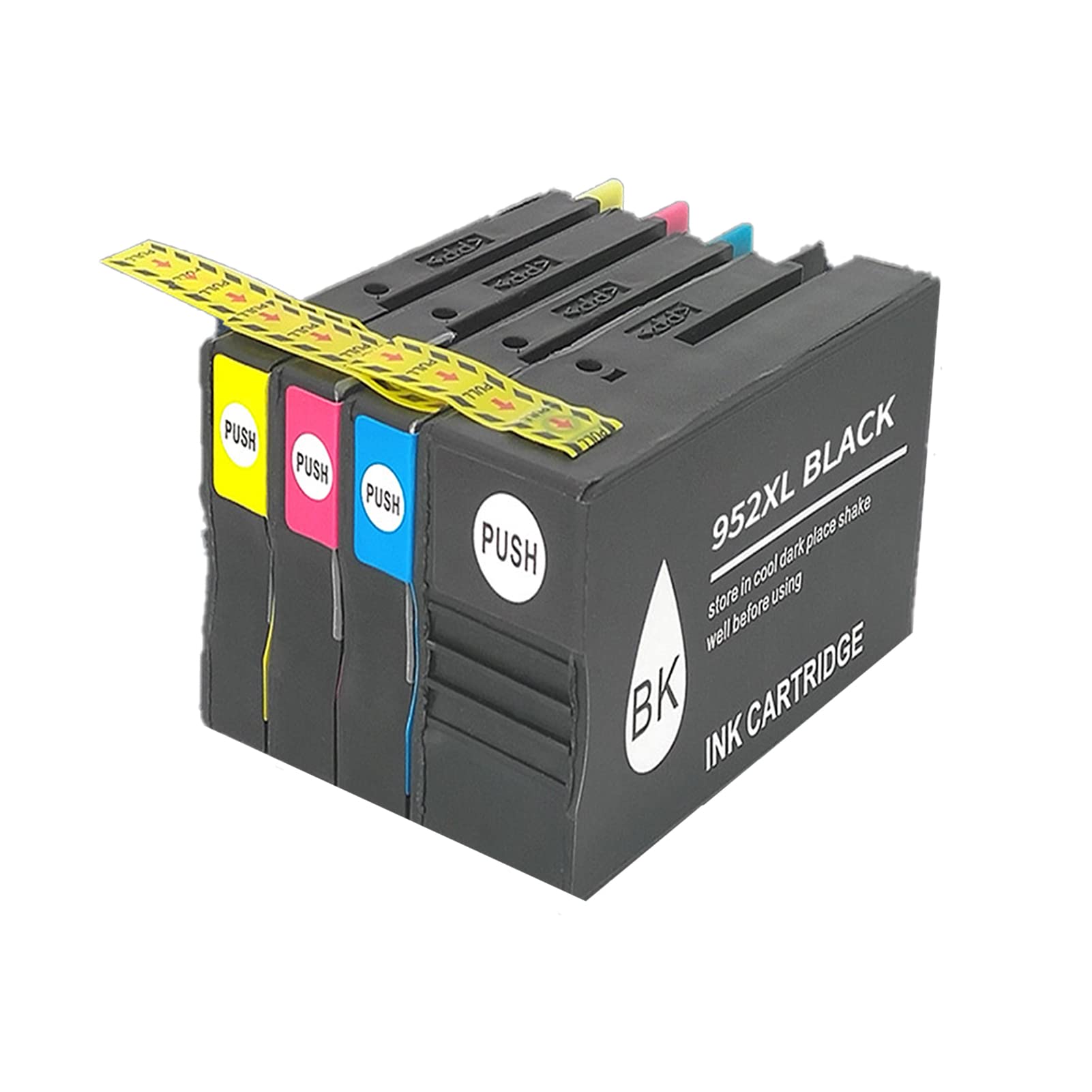 VPLF Compatible Ink Tank Replacement for HP 7740 8210 8216 8710 8715 8720 8725 8730 8740 Printers - 952XL High-Quality No Leakage Non-Fillable Ink Cartridge (1 Set) - Perfect for Home Office Printing, Documents, and Photos
