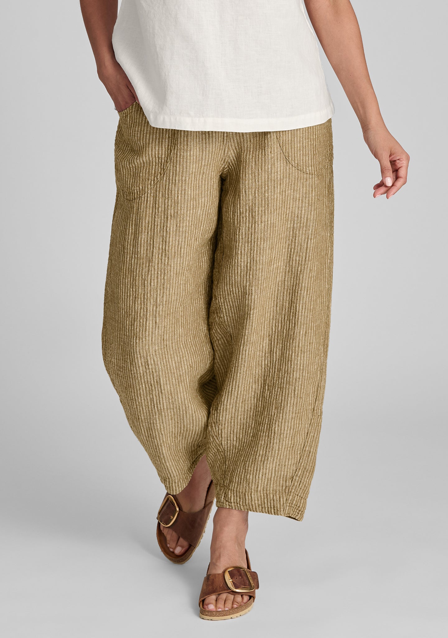Seamly Linen Pants for Women - Comfortable High-Waisted Wide Leg Trousers | Perfect for Summer, Beach, Office & Casual Wear