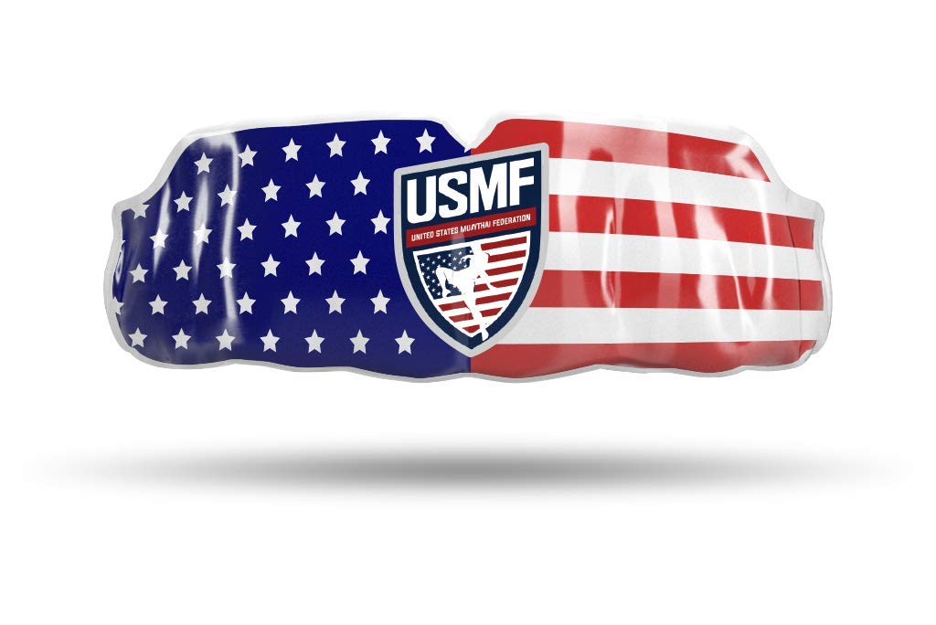 Custom Impact Professional MMA Boxing Muay Thai Mouthguard - Flag Series for Fighters & Training - Perfect for Sparring, Competition & Martial Arts Practice