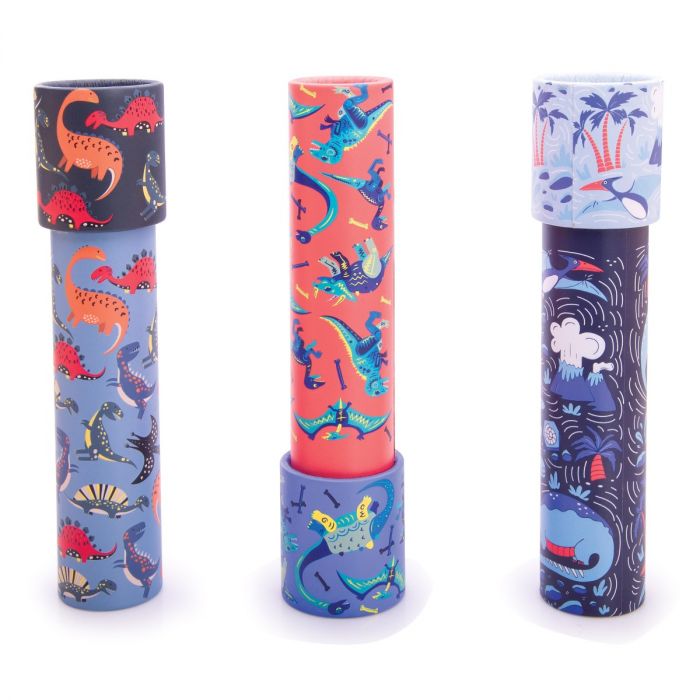 IS Gift Dinosaur Kaleidoscope Toy for Kids - Colorful Educational Science STEM Gift for Boys & Girls - Perfect for Birthday Parties, Classroom Rewards & Sensory Play