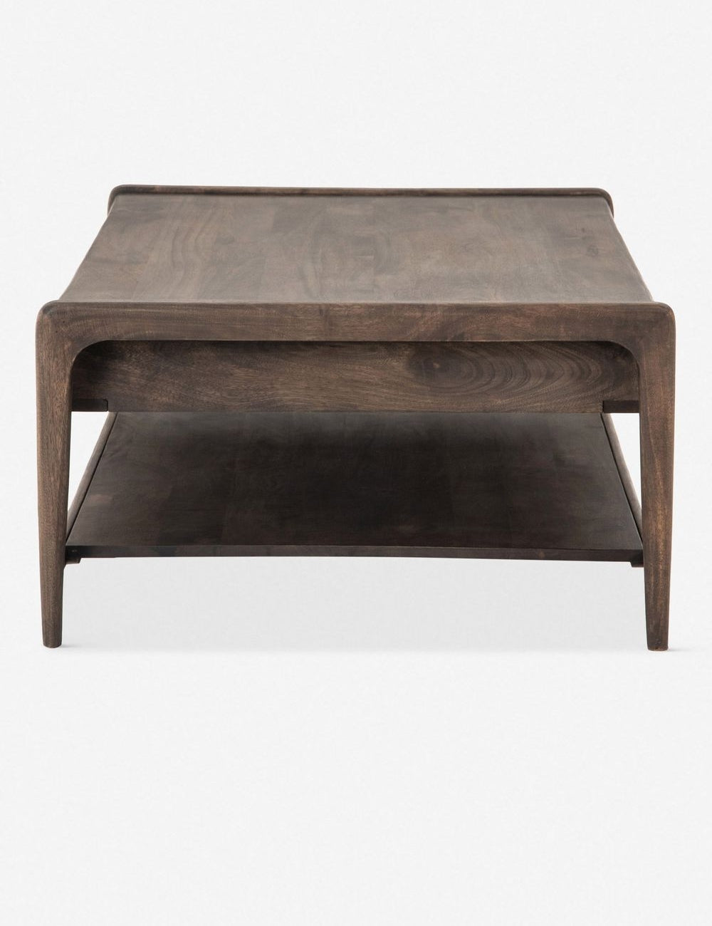 Chaya Modern Coffee Table - Mid-Century Style Wooden Living Room Table with Storage Shelf - Perfect for Small Spaces, Apartments & Home Decor