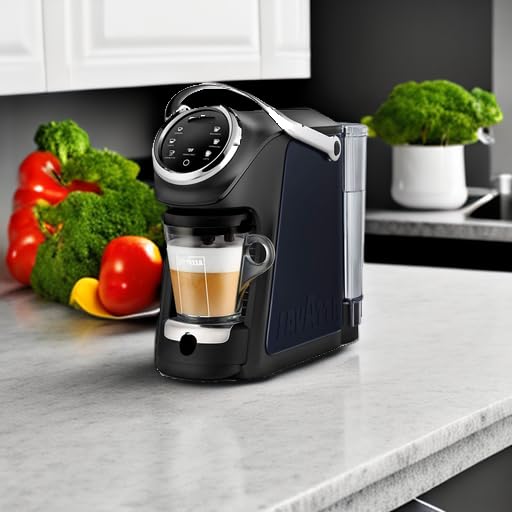 Lavazza Expert Coffee Classy Plus LB 400 Single Serve Espresso & Coffee Maker with Built-in Milk Frother - Perfect for Home & Office Use