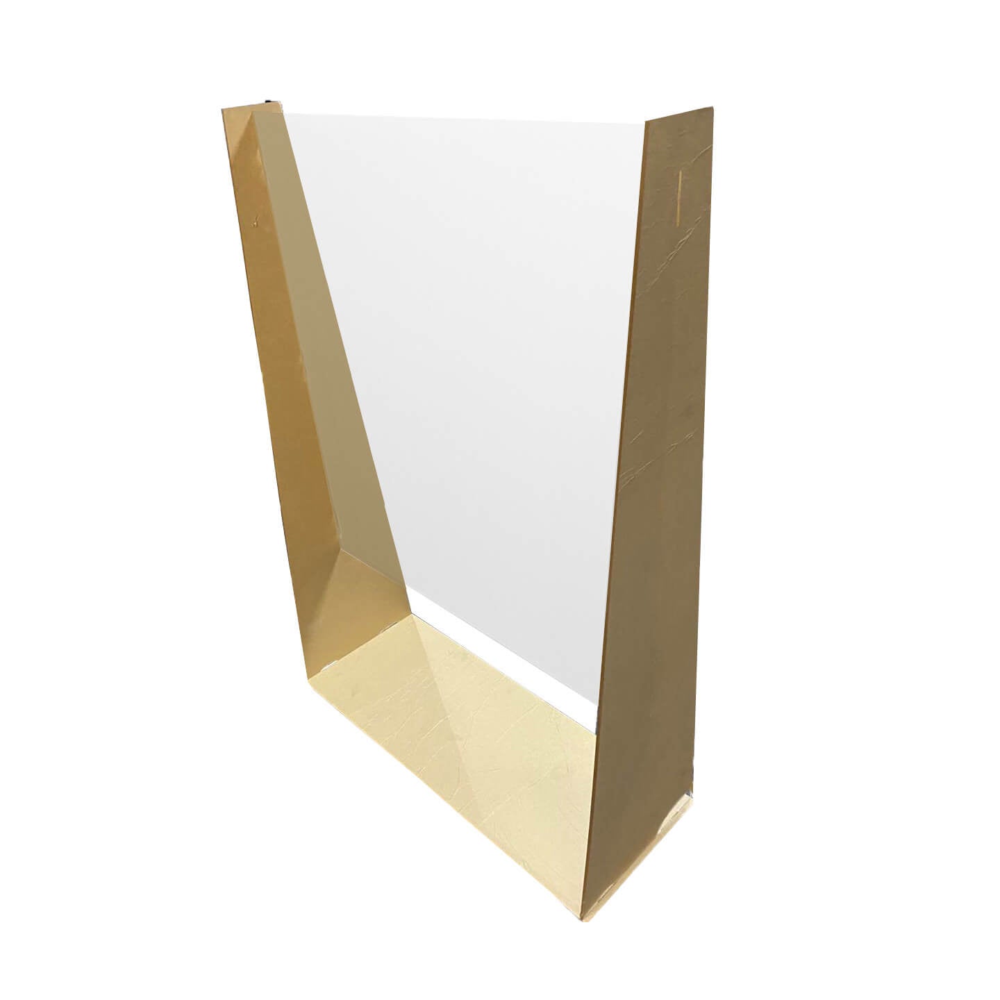 Clear Acrylic Sneeze Guard with Recessed Design - 24