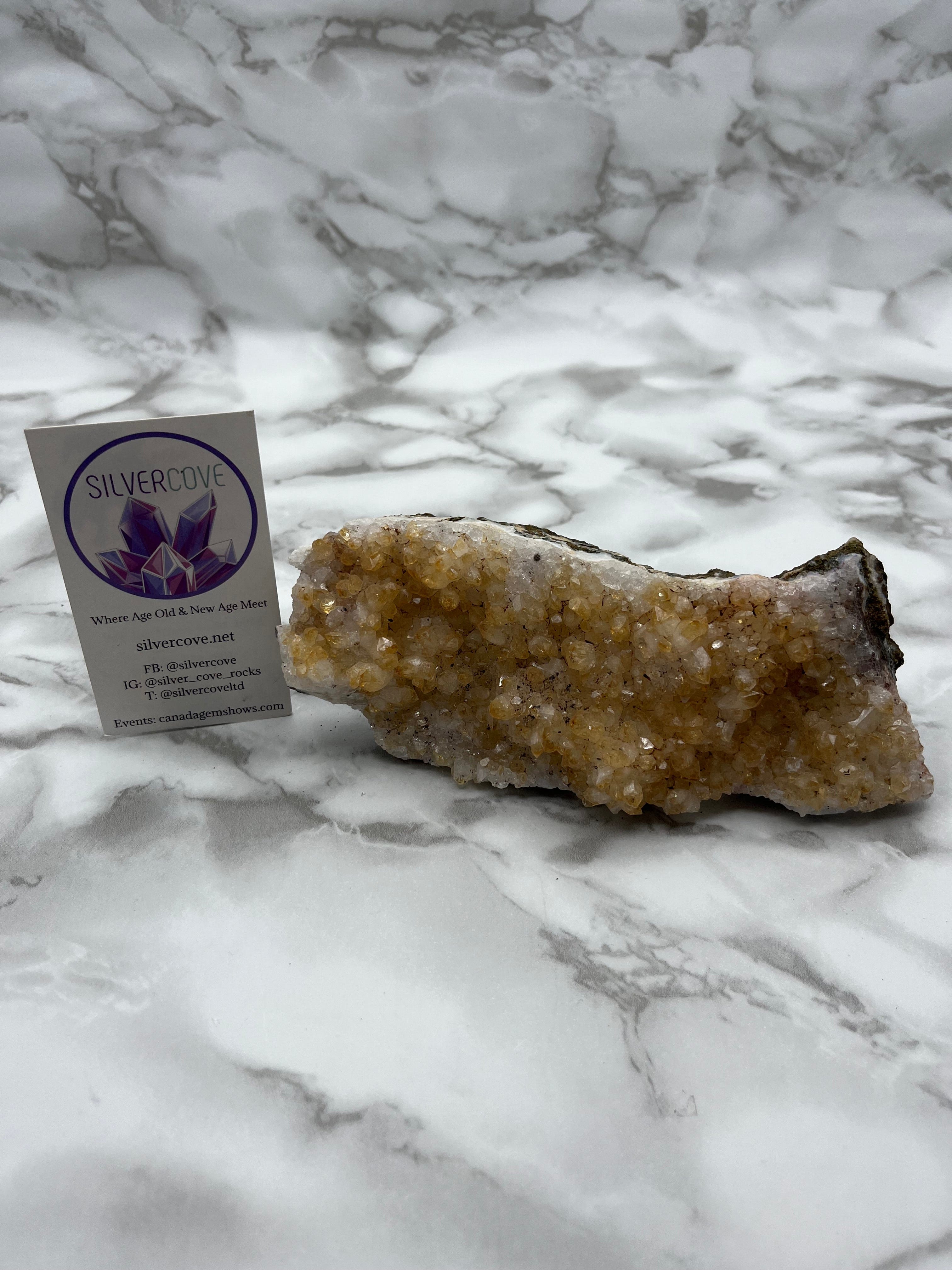 Natural Citrine Crystal Cluster - 11 oz Raw Citrine Stone for Healing, Meditation & Home Decor | Perfect for Reiki, Feng Shui & Spiritual Gifts