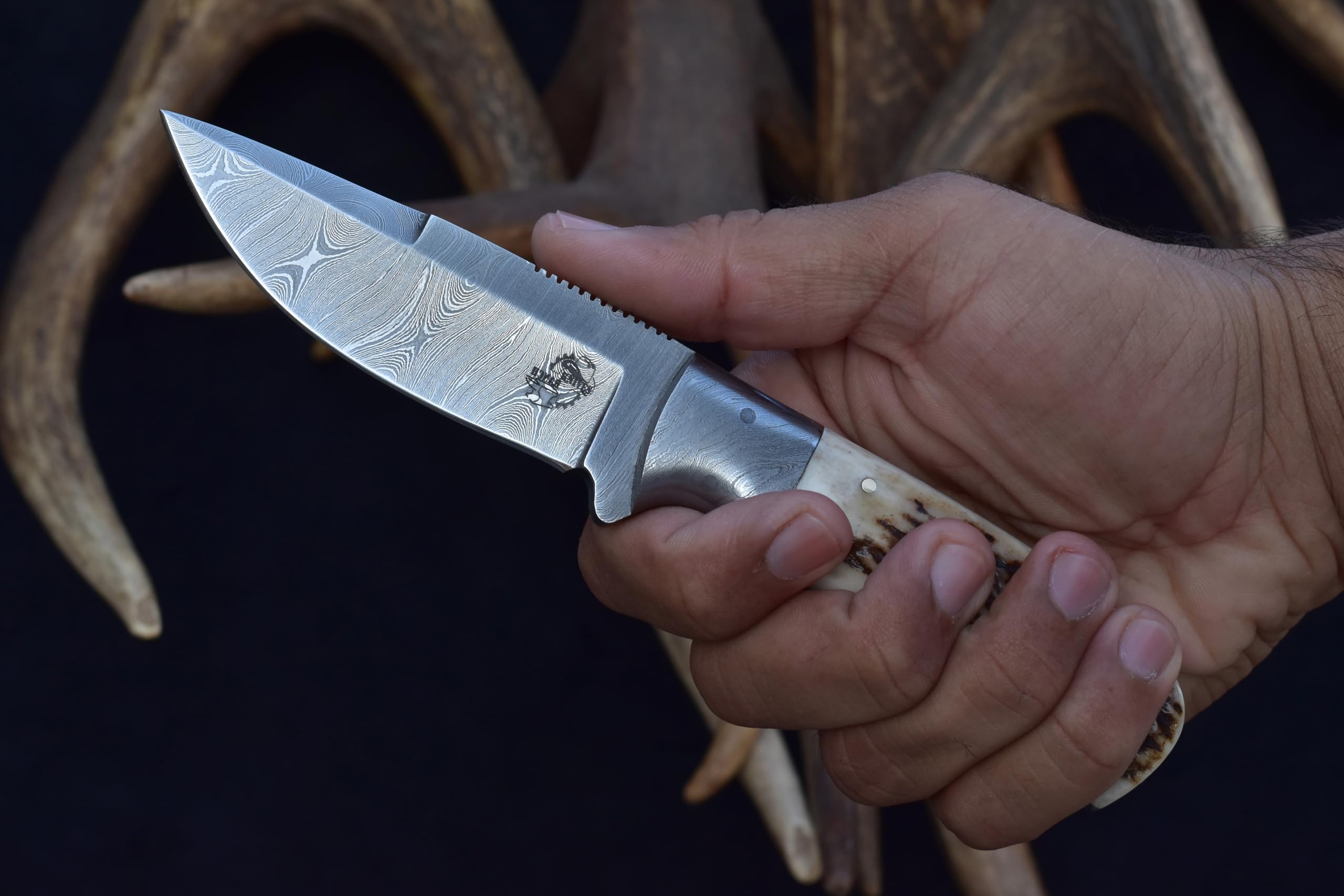 Handmade Damascus Steel Knife 7.5