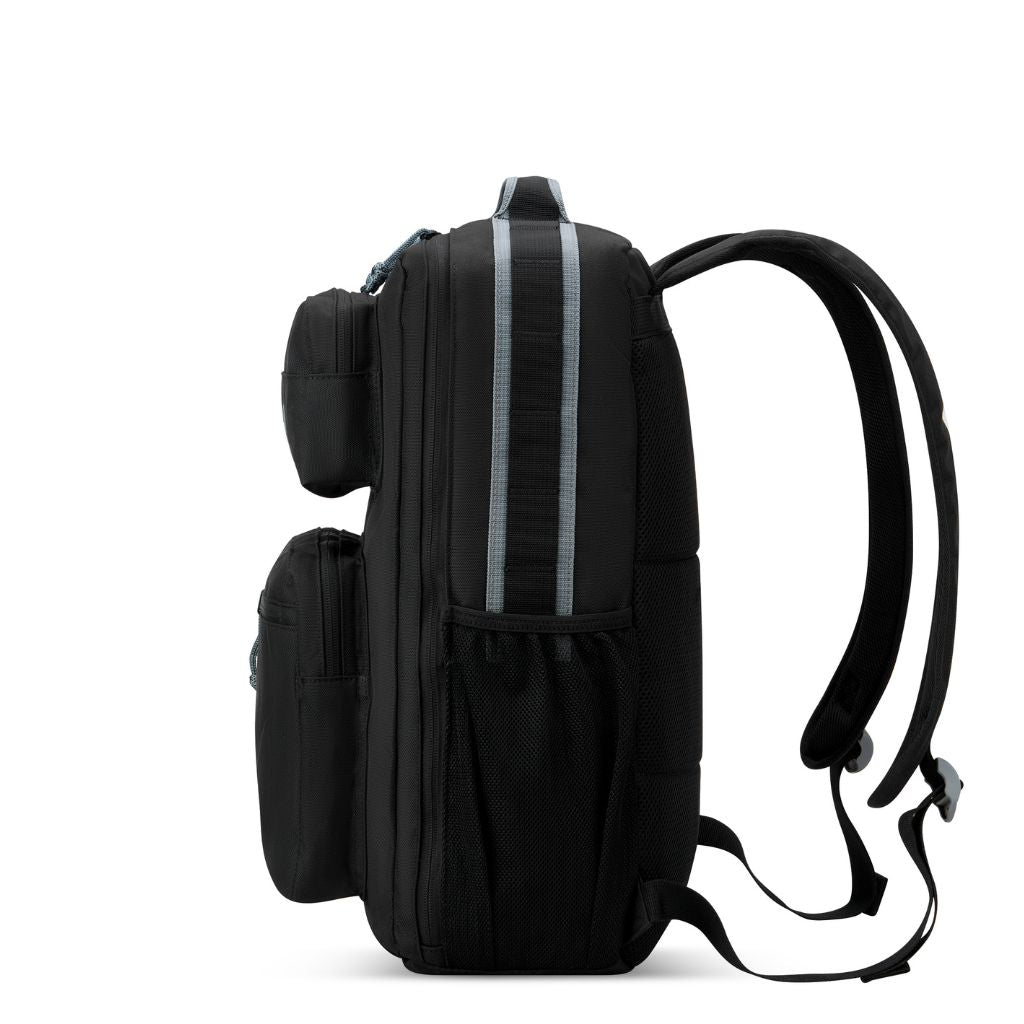 Jeep Multipurpose 15 Inch Laptop Backpack for Men & Women - Durable Water-Resistant Travel Backpack with USB Charging Port - Perfect for Work, School, College & Outdoor Adventures (Black)