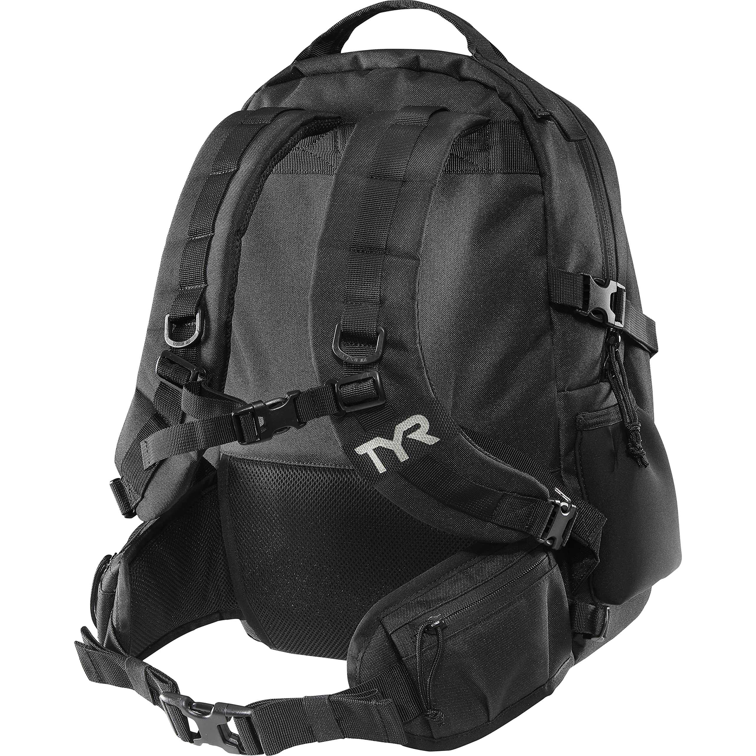 TYR Tactical Backpack 25L - Durable Military Backpack for Outdoor, Hiking & Travel - Water-Resistant Black Tactical Daypack for Men & Women - Perfect for Camping, Gym & Everyday Use