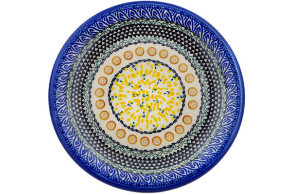 10-Piece Geometric Citrus Dinner Plate Set - Elegant Stoneware Plates for Dining, Kitchen & Home Decor | Perfect for Everyday Meals, Parties & Gifts