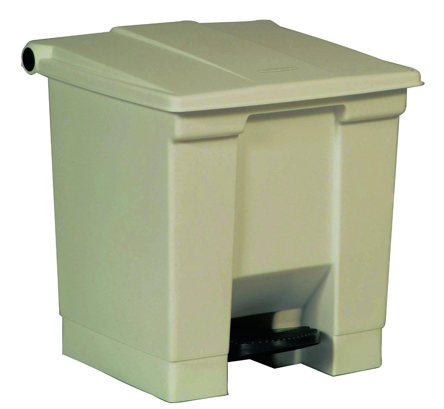 Rubbermaid 18-Gallon Step-On Trash Can with Lid - Hands-Free Sanitary Garbage Bin for Medical Waste - Beige - Ideal for Hospitals, Labs, Emergency Rooms & Patient Care Areas - Durable & Hygienic Waste Disposal Solution