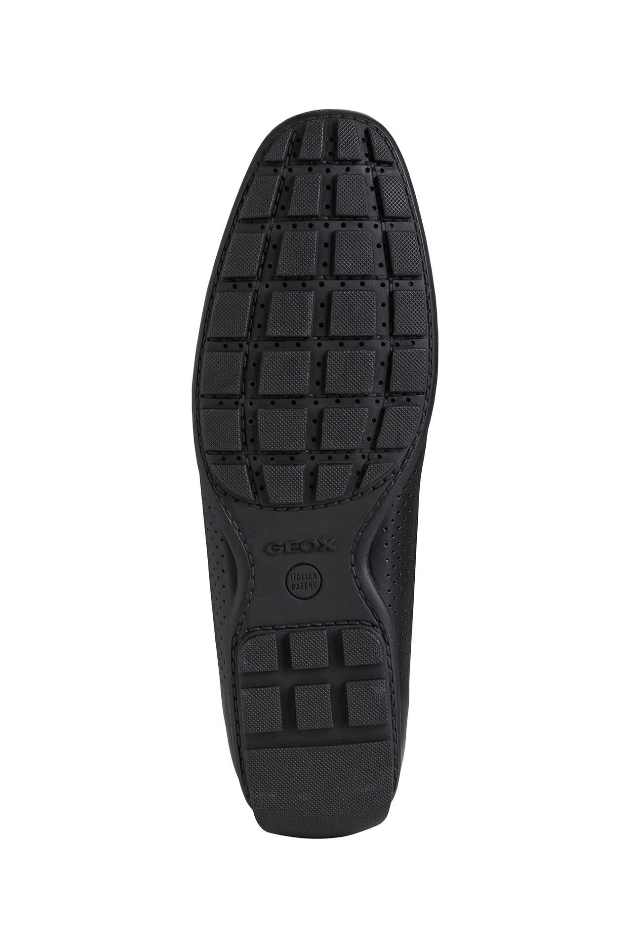 GEOX MONER21 Men's Black Urban Moccasins - Comfortable Slip-On Loafers for Casual Wear, Office & Travel