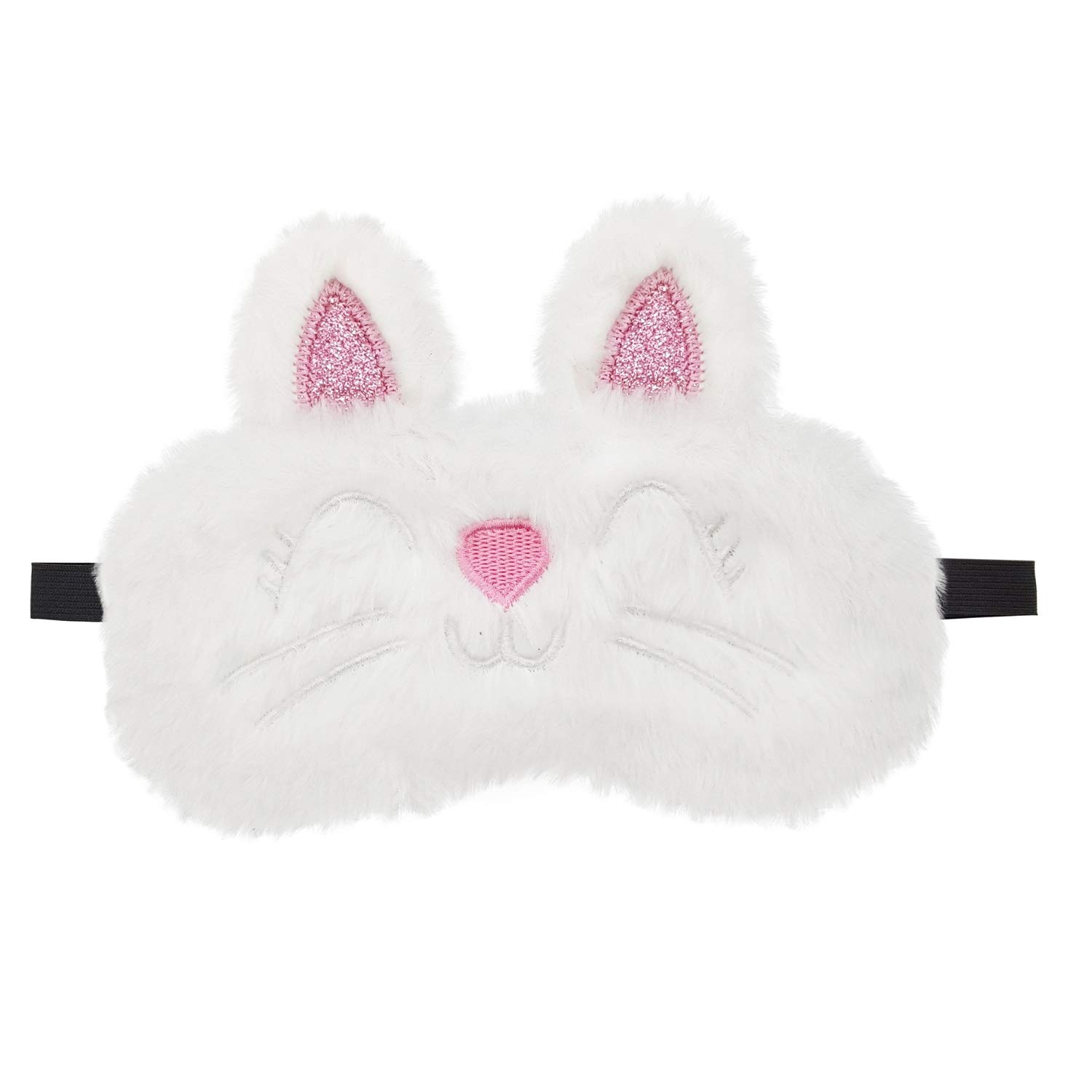 Jenna™ Fur Cat Sleeping Eye Mask for Insomnia Relief, Meditation, Puffy Eyes & Dark Circles - Soft Comfort for Night Sleep, Travel & Relaxation at Home