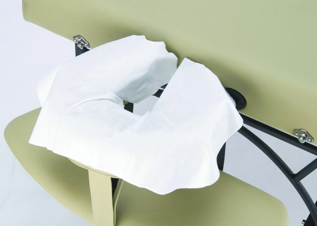 Disposable Face Pillow Covers 100 Pack - Soft & Hygienic Massage Table Accessories for Spa, Salon, and Facial Treatments
